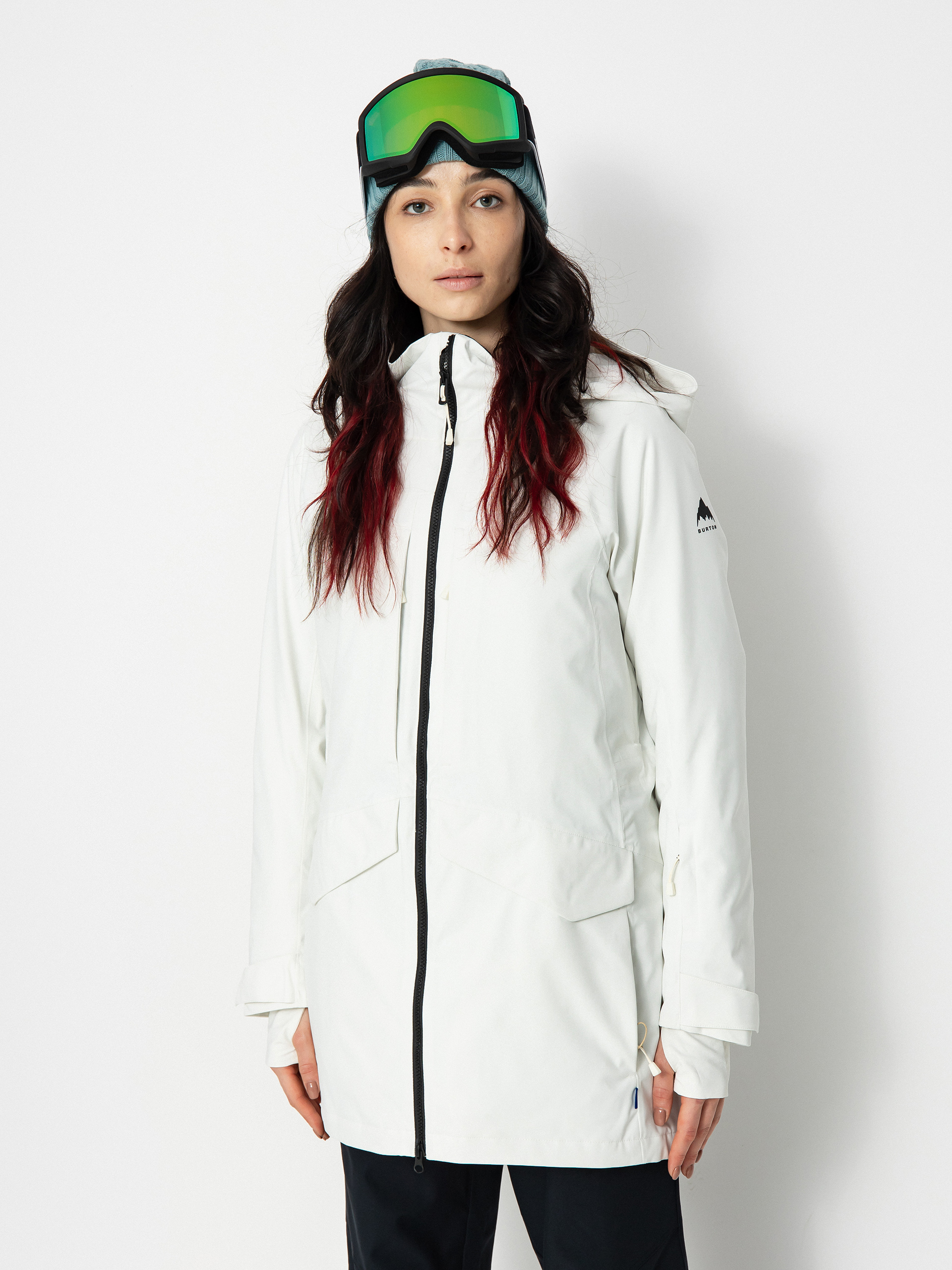 Womens Burton Prowess 2.0 Snowboard jacket (stout white)