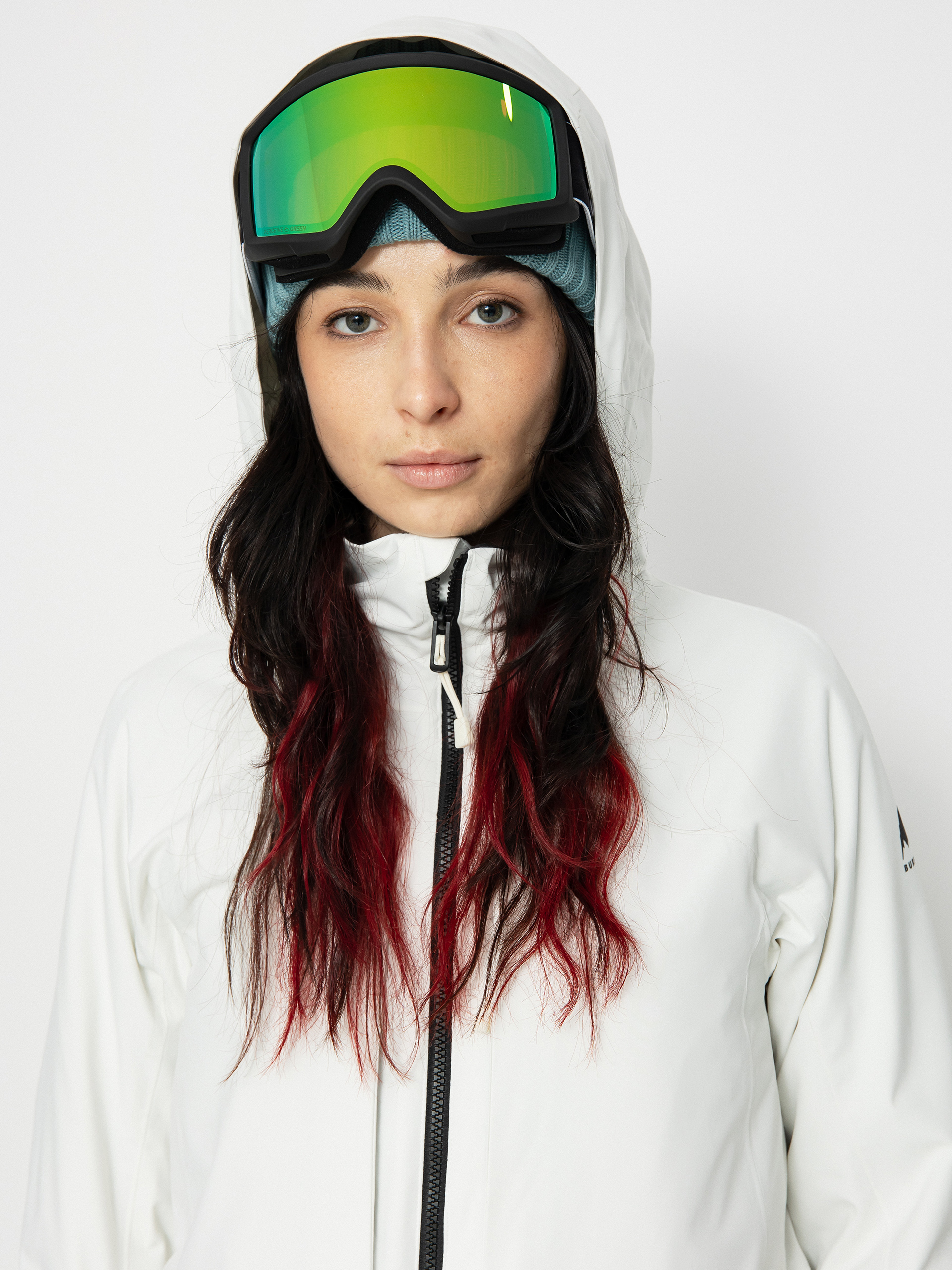 Damen Burton Prowess 2.0 Snowboard jacke (stout white)