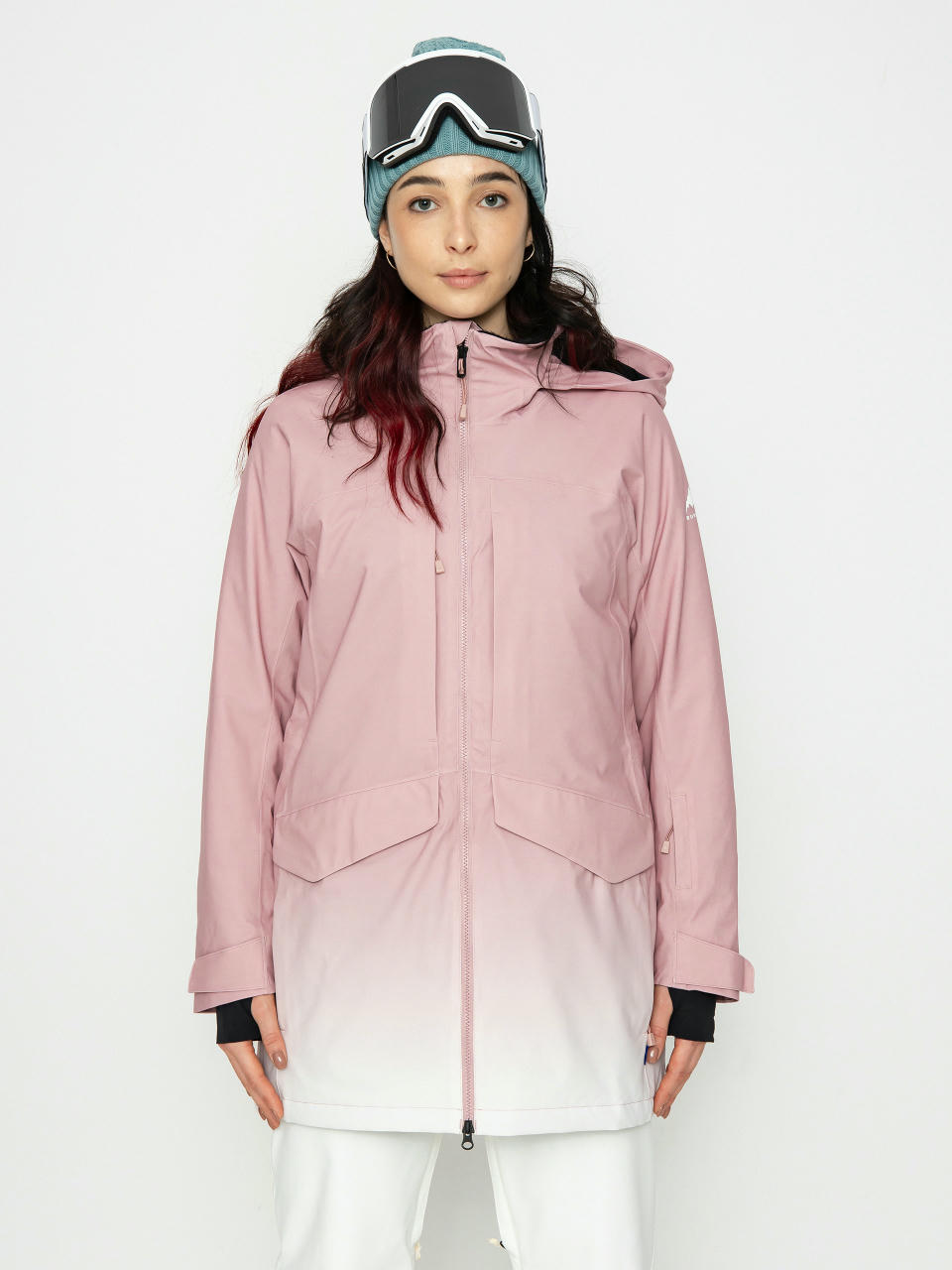 Womens Burton Prowess 2.0 Snowboard jacket (blue pink ombre)