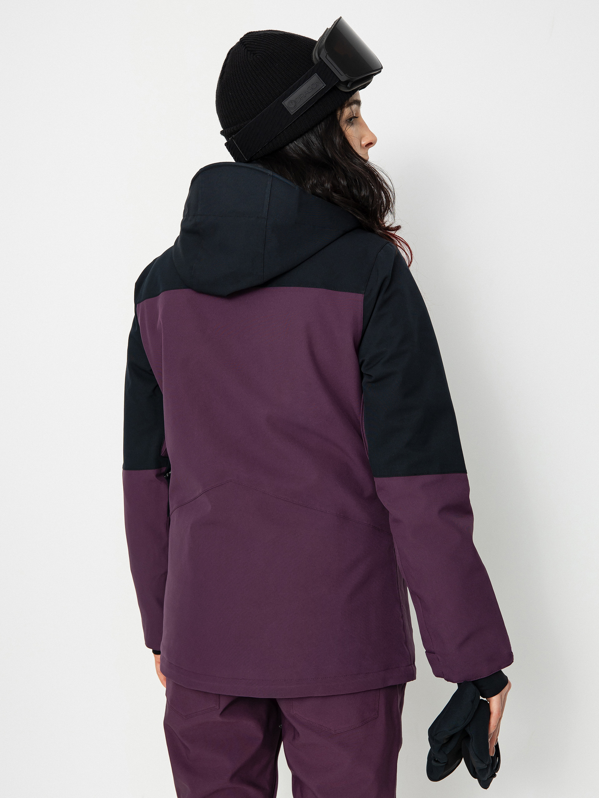 Womens Volcom Shelter 3D Stretch Snowboard jacket (blackberry)
