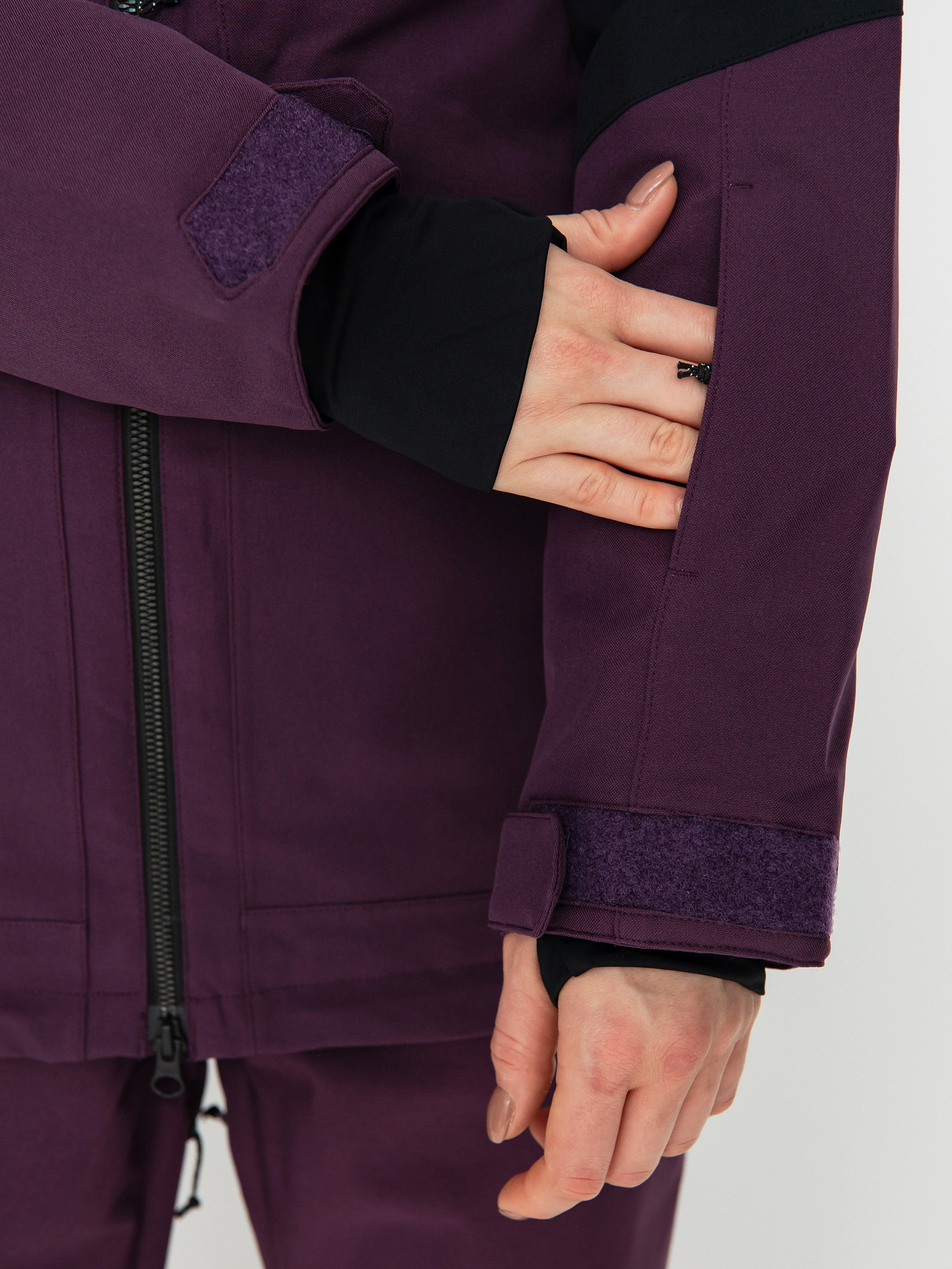 Womens Volcom Shelter 3D Stretch Snowboard jacket (blackberry)