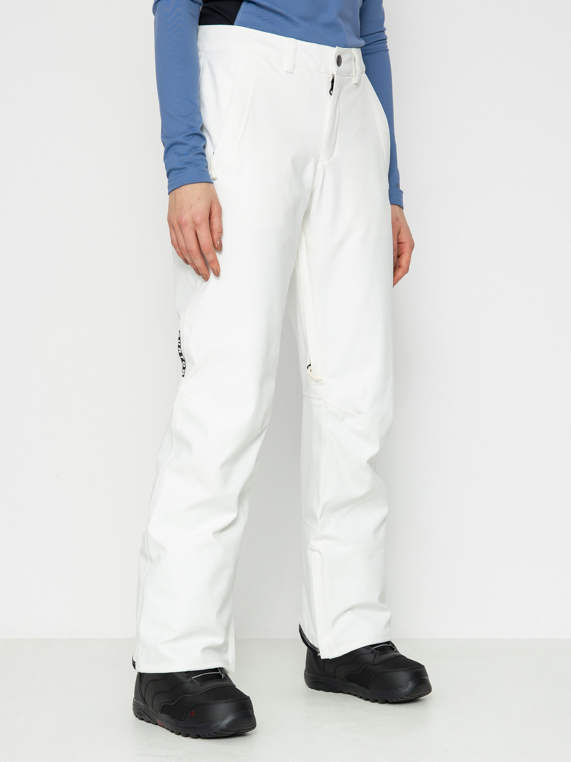 Womens Burton Society Snowboard pants (stout white)