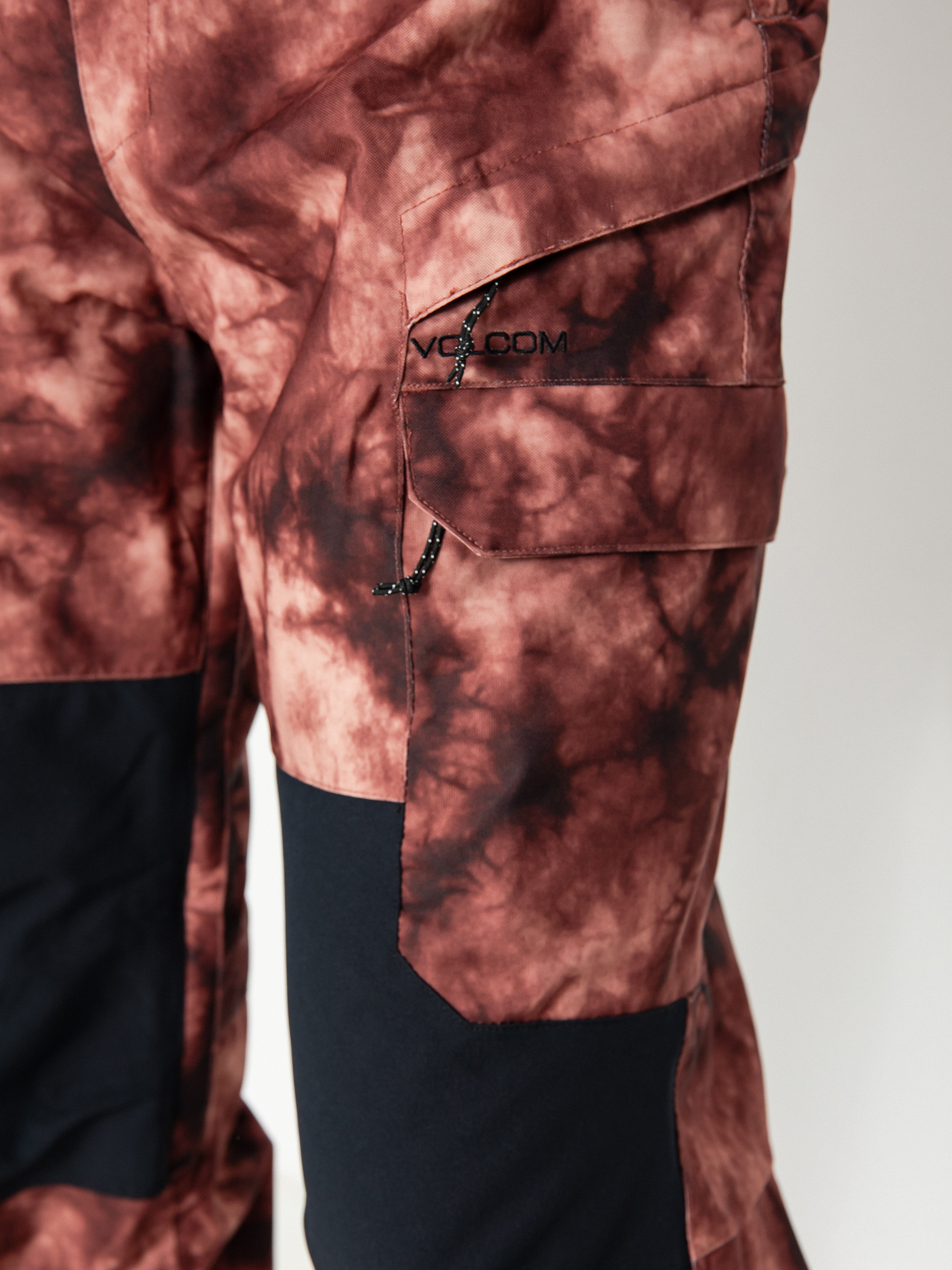 Womens Volcom Creston 3Dstretch Bib Overall Snowboard pants (pink salt wash)