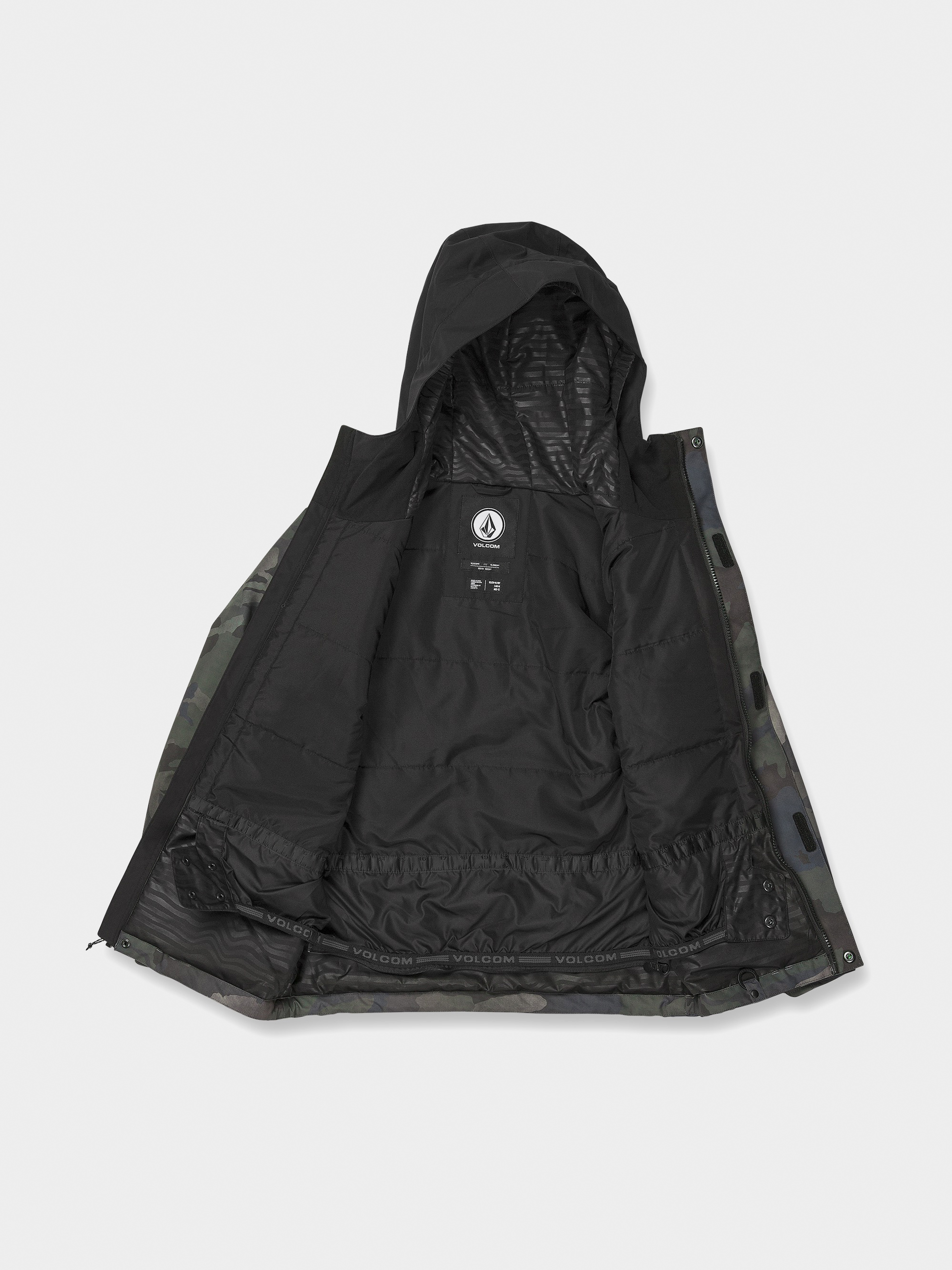 Volcom Stone.91 Ins JR Snowboard jacket (cloudwash camo)