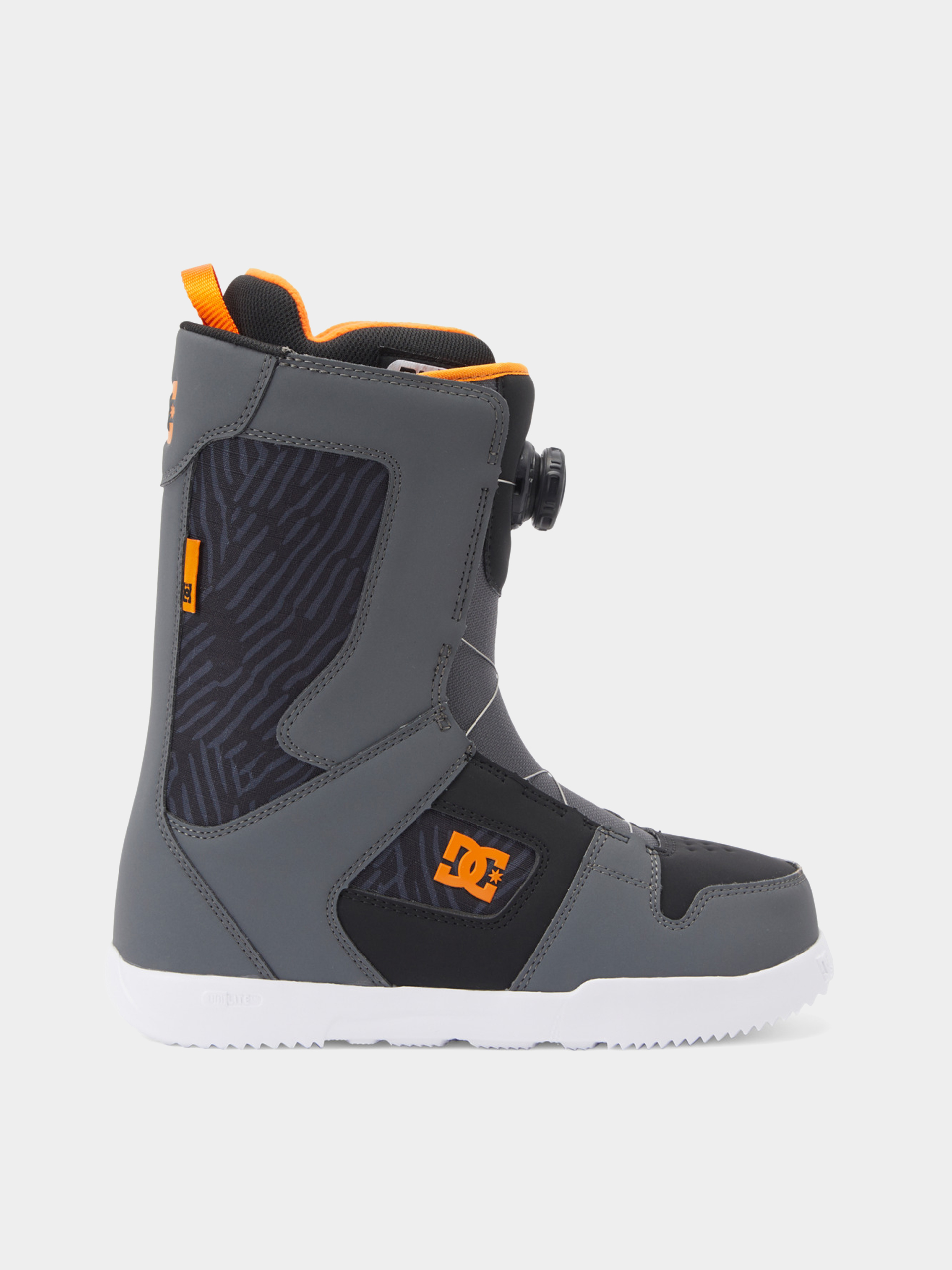 Mens DC Phase Boa Snowboard boots (grey/black/orange)