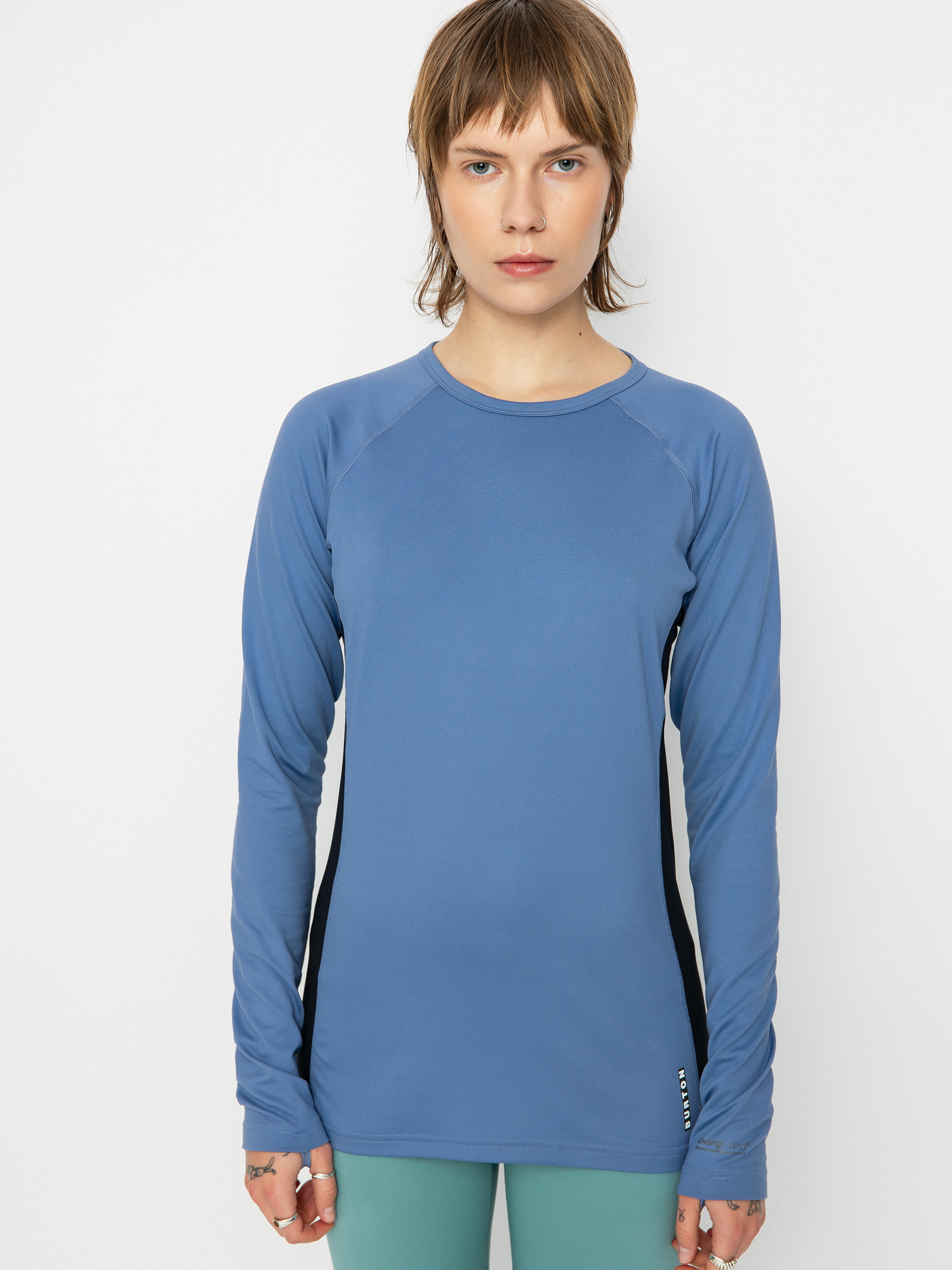 Womens Burton Midweight X Base Layer Longsleeve (slate blue)