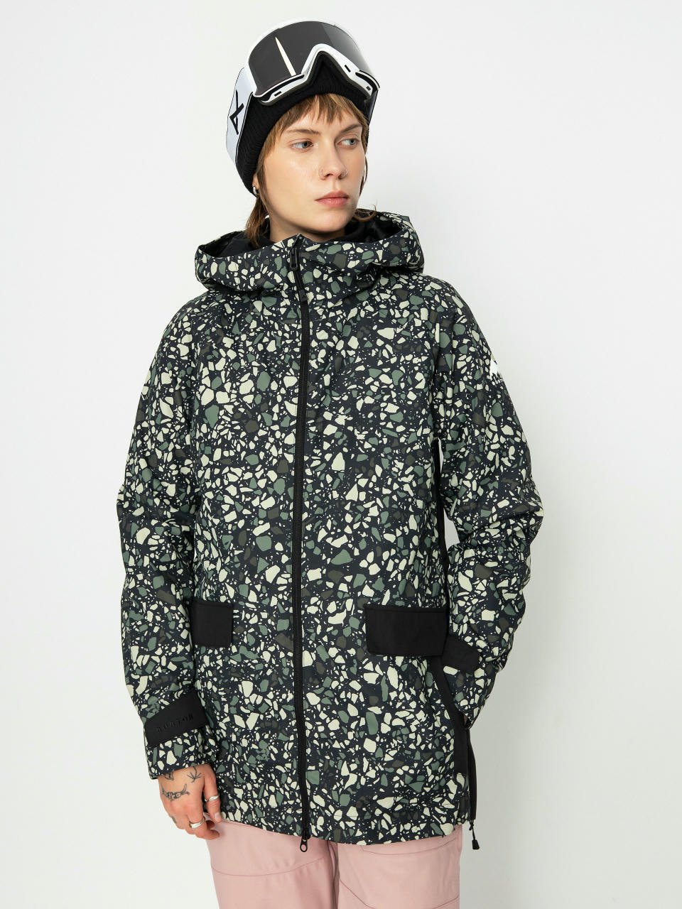 Burton Lalik Snowboardjacke Wmn (sediment/true black)