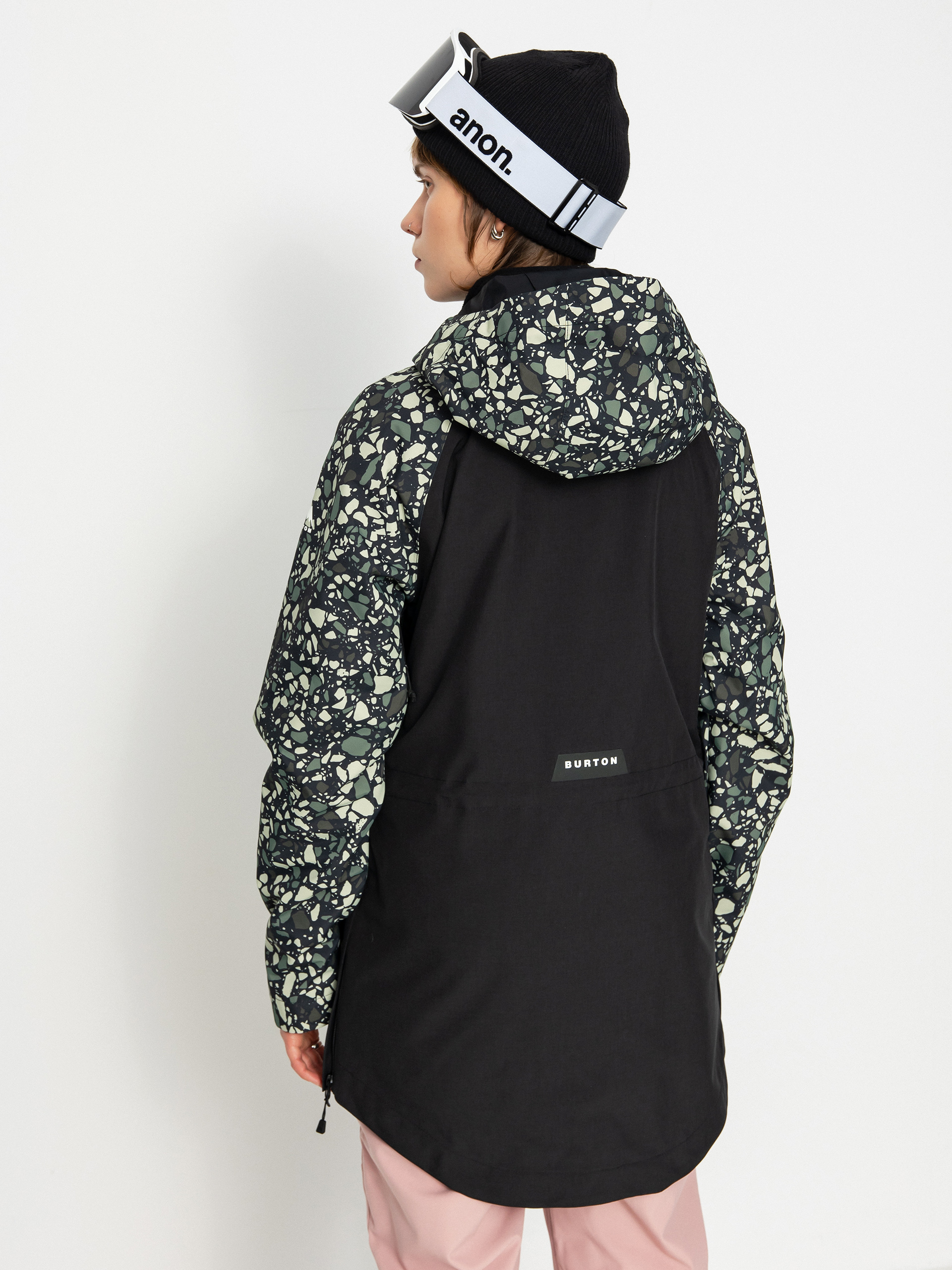 Damen Burton Lalik Snowboardjacke (sediment/true black)