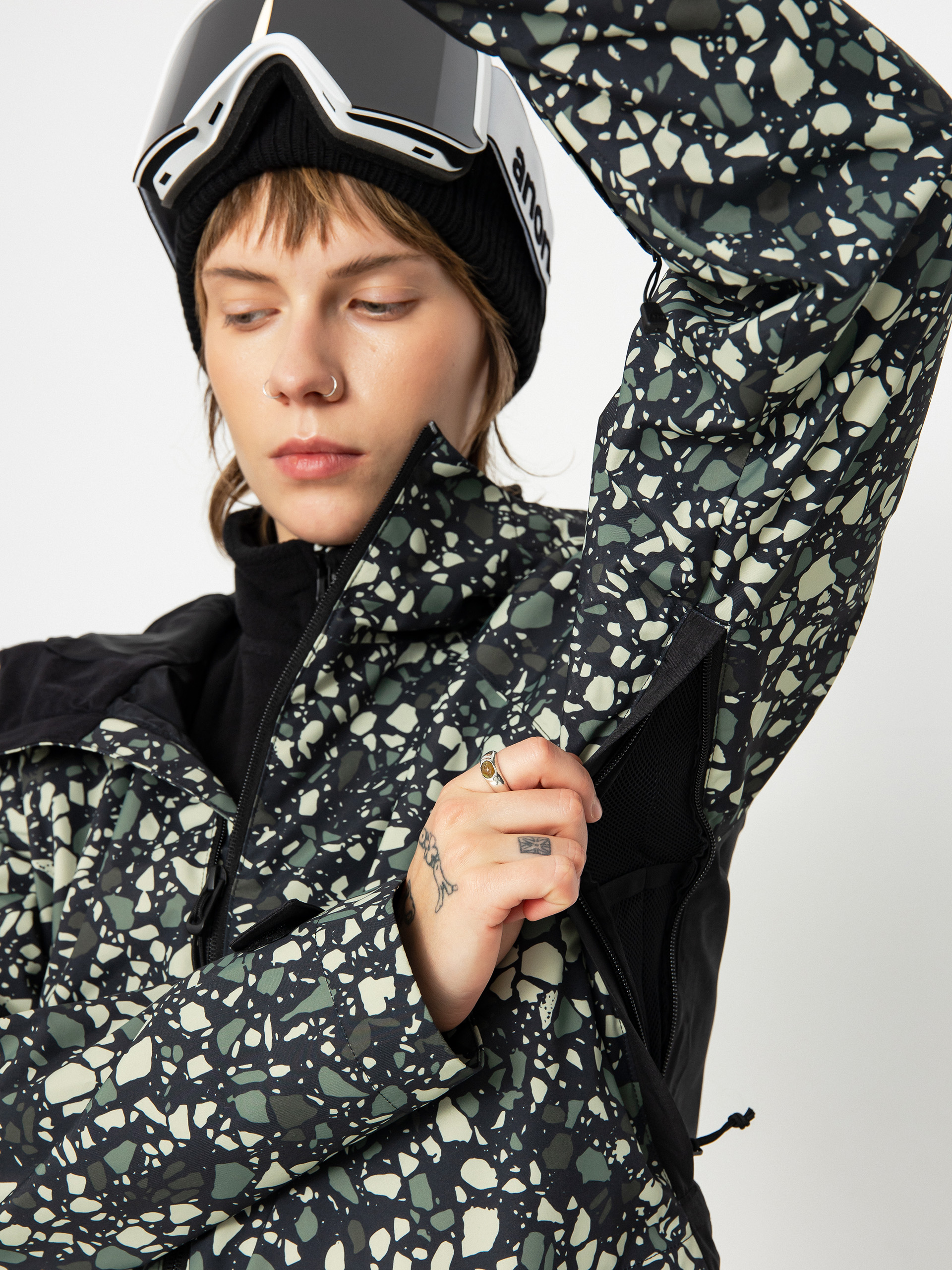 Burton Lalik Snowboard jacket Wmn - multicolor (sediment/true black)