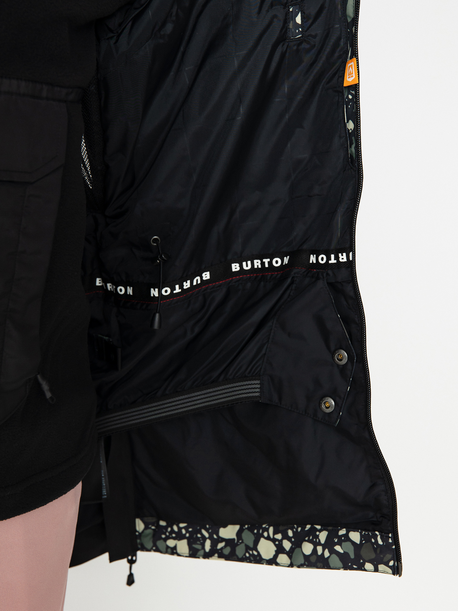 Damen Burton Lalik Snowboardjacke (sediment/true black)