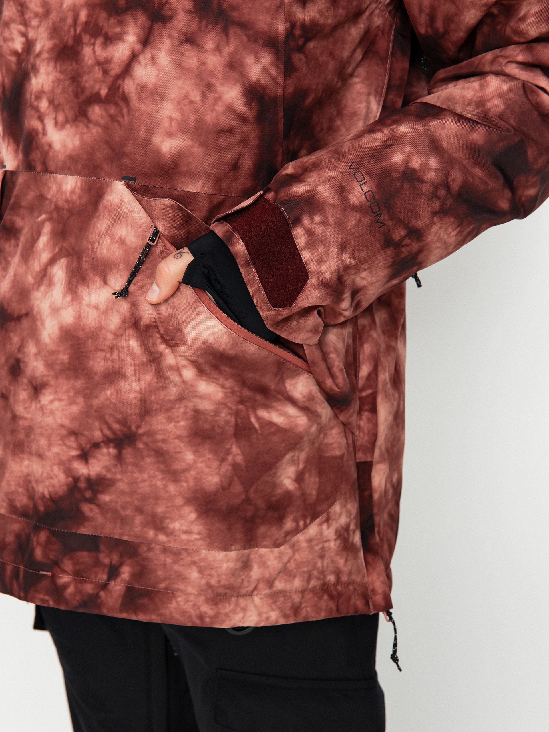 Damen Volcom Fern Ins Gore Pullover Snowboardjacke (pink salt wash)