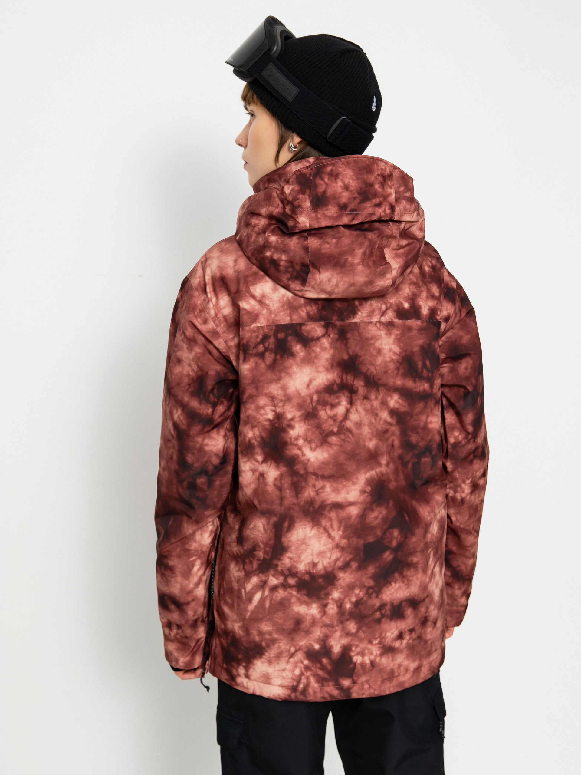 Damen Volcom Fern Ins Gore Pullover Snowboardjacke (pink salt wash)