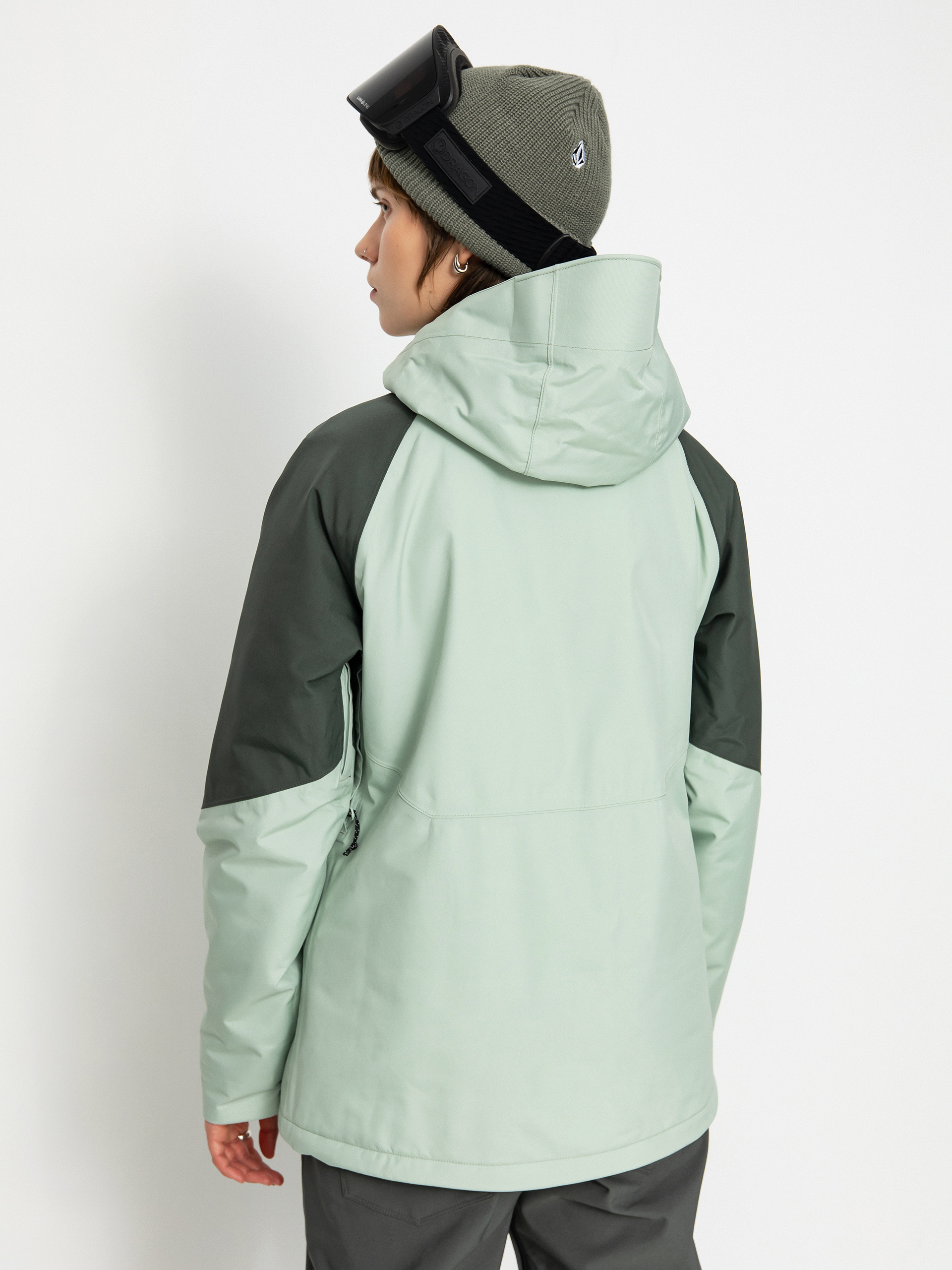 Damen Volcom V.Co Aris Ins Gore Snowboardjacke (sage frost)