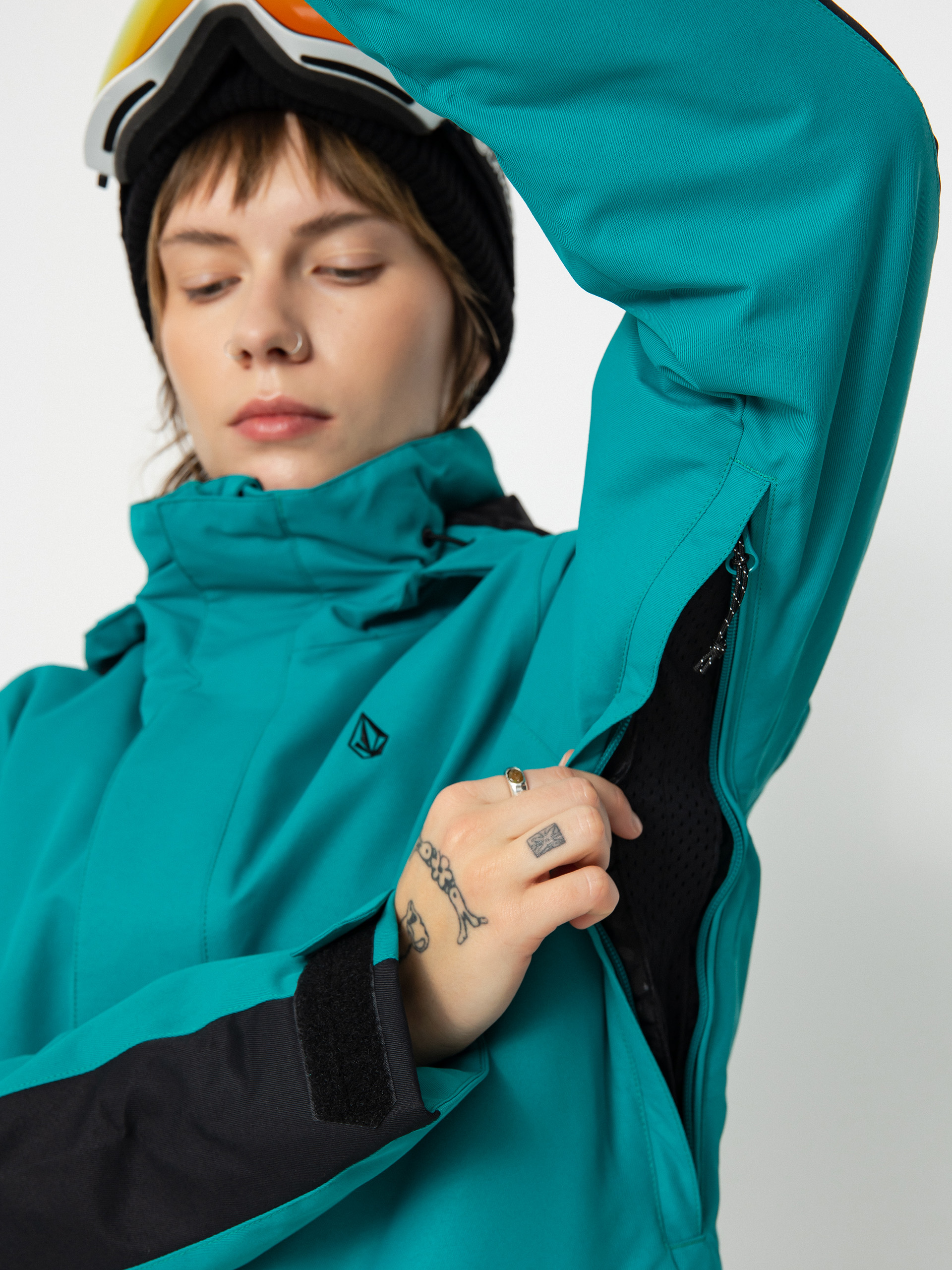 Womens Volcom Westland Ins Snowboard jacket (vibrant green)