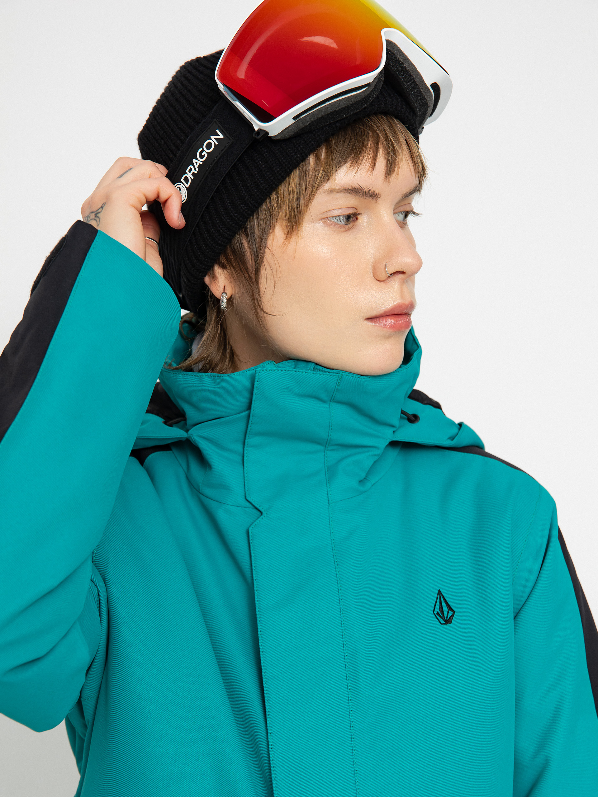 Womens Volcom Westland Ins Snowboard jacket (vibrant green)