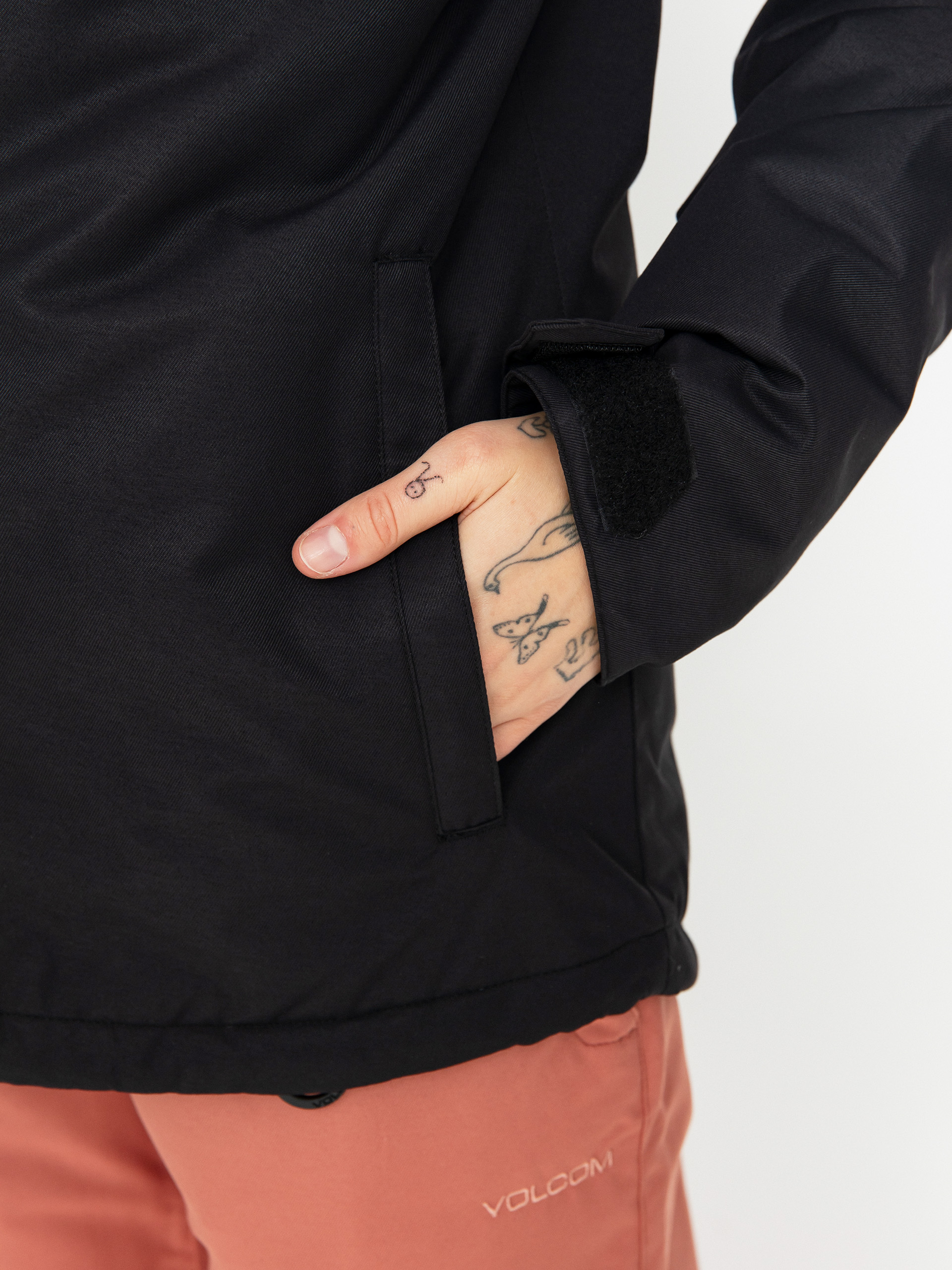 Womens Volcom Bolt Ins Snowboard jacket (black)