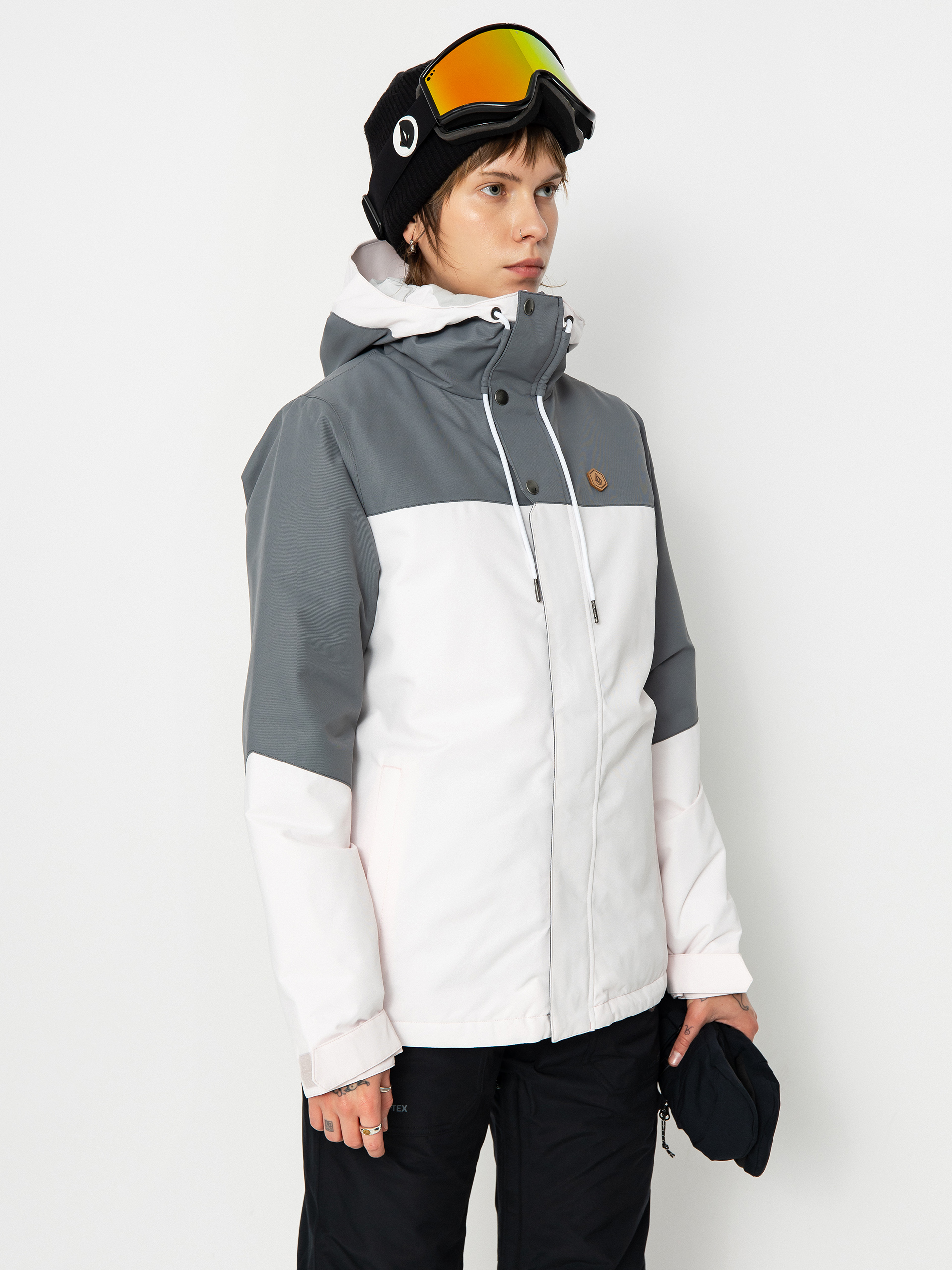 Womens Volcom Bolt Ins Snowboard jacket (calcite)