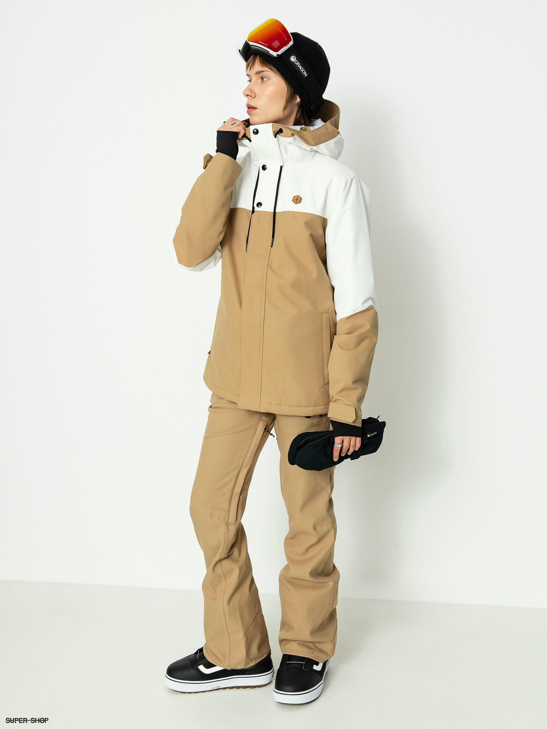 Womens snowboarding jacket store and pants set