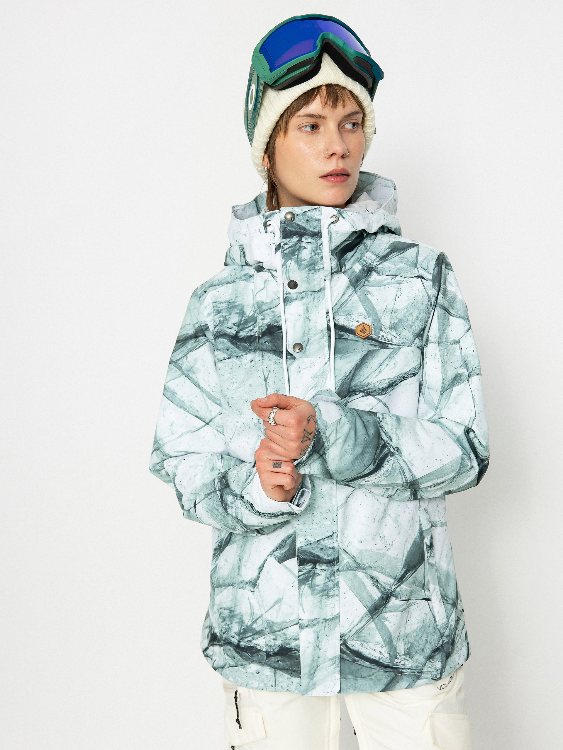 Volcom Bolt Ins Snowboard jacket Wmn (white ice)