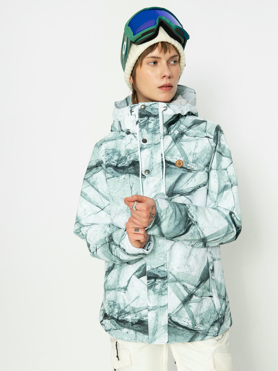 Volcom Bolt Ins Snowboardjacke Wmn (white ice)