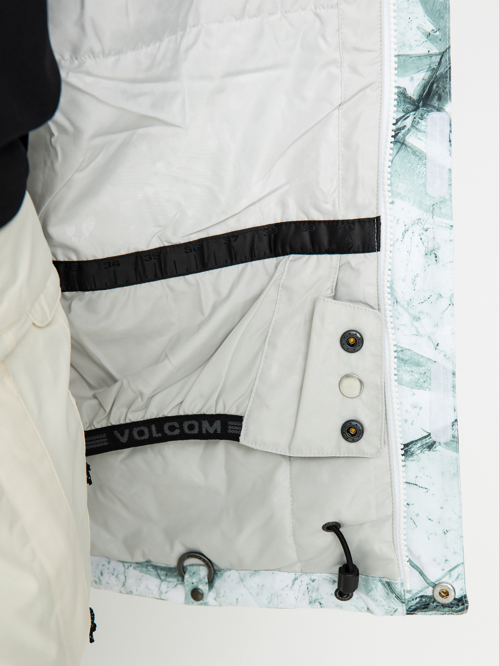 Damen Volcom Bolt Ins Snowboardjacke (white ice)