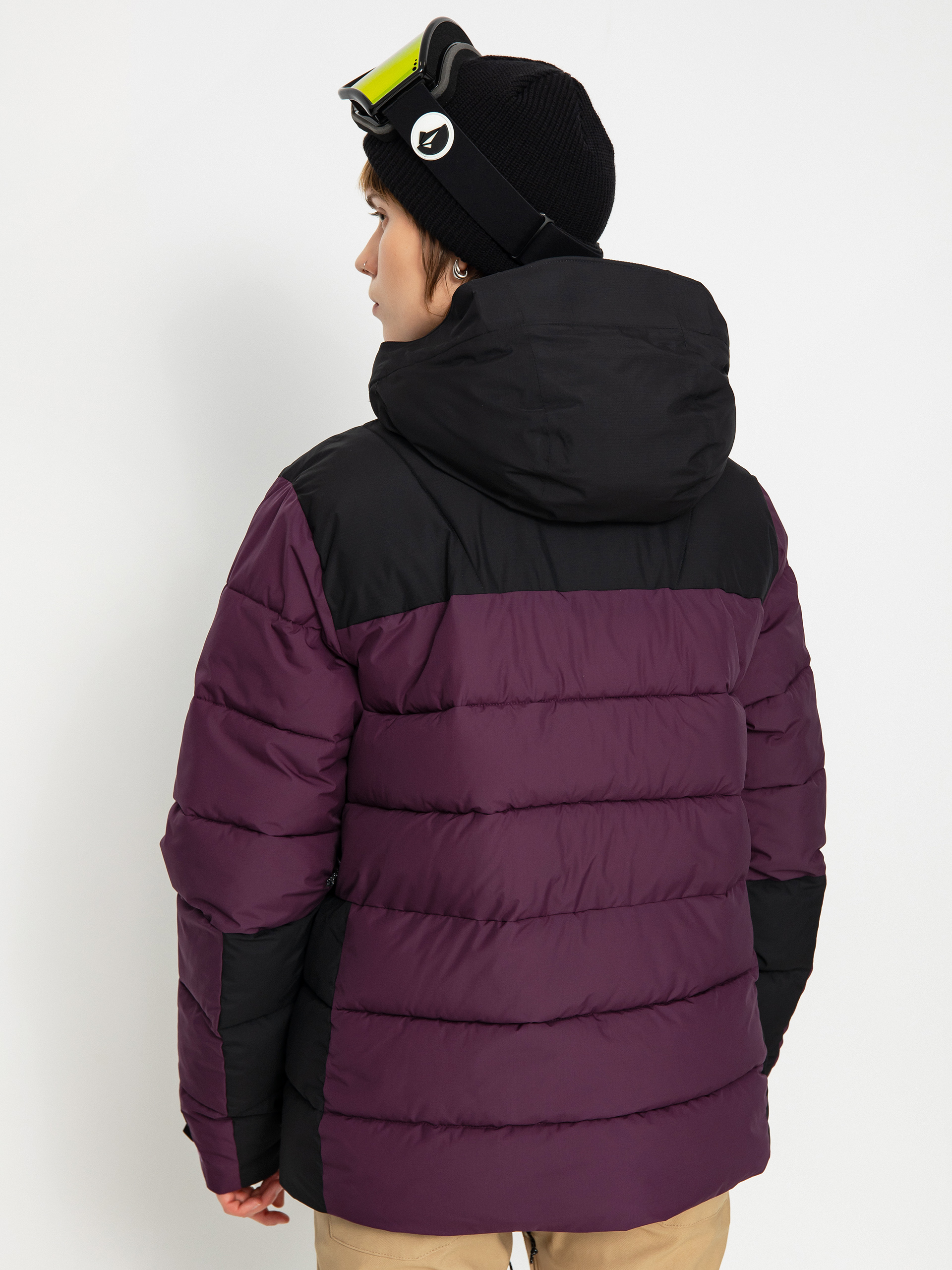 Womens Volcom Puffleup Snowboard jacket (blackberry)