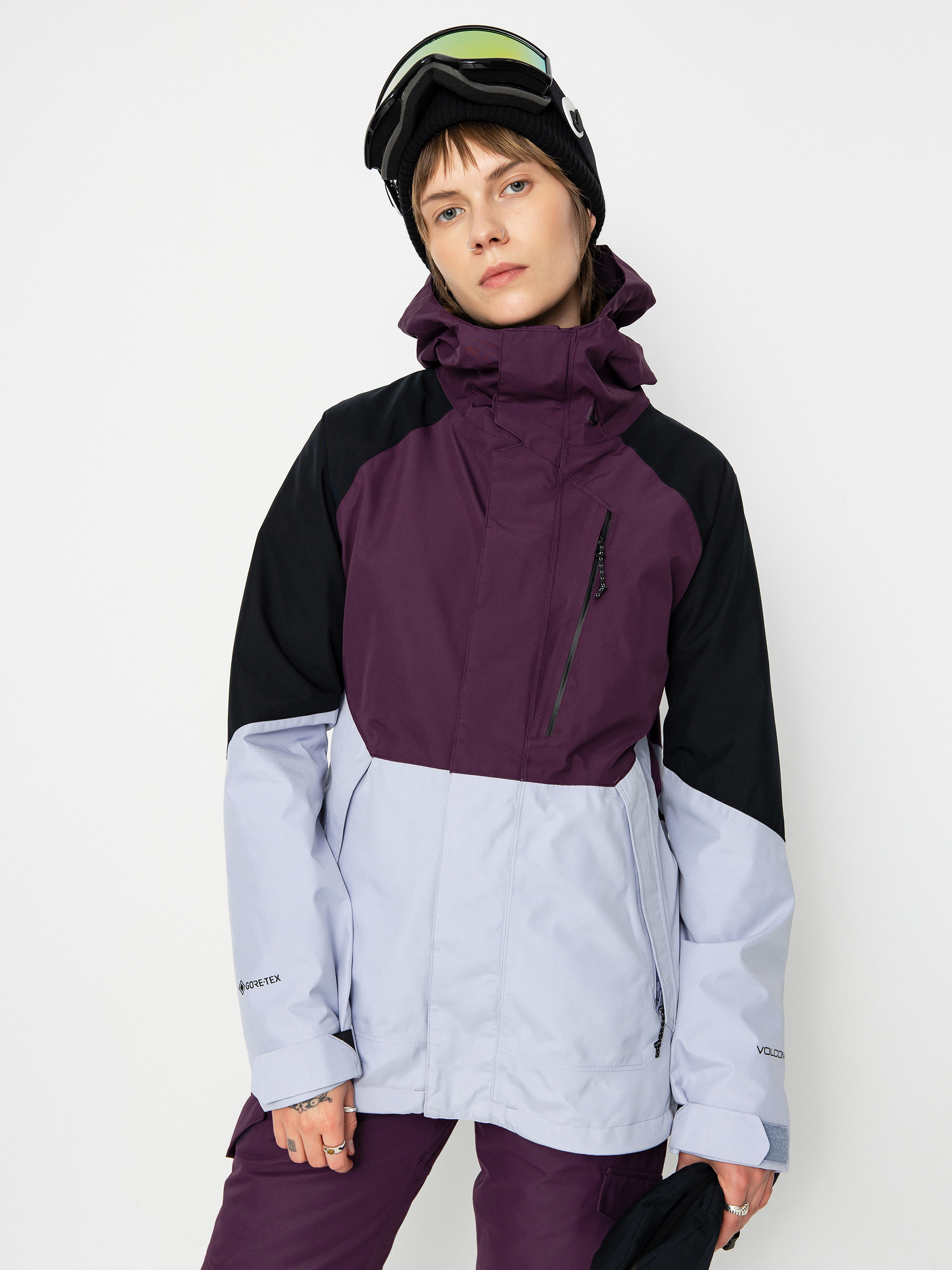 Damen Volcom V.Co Aris Gore Tex Snowboardjacke (blackberry)