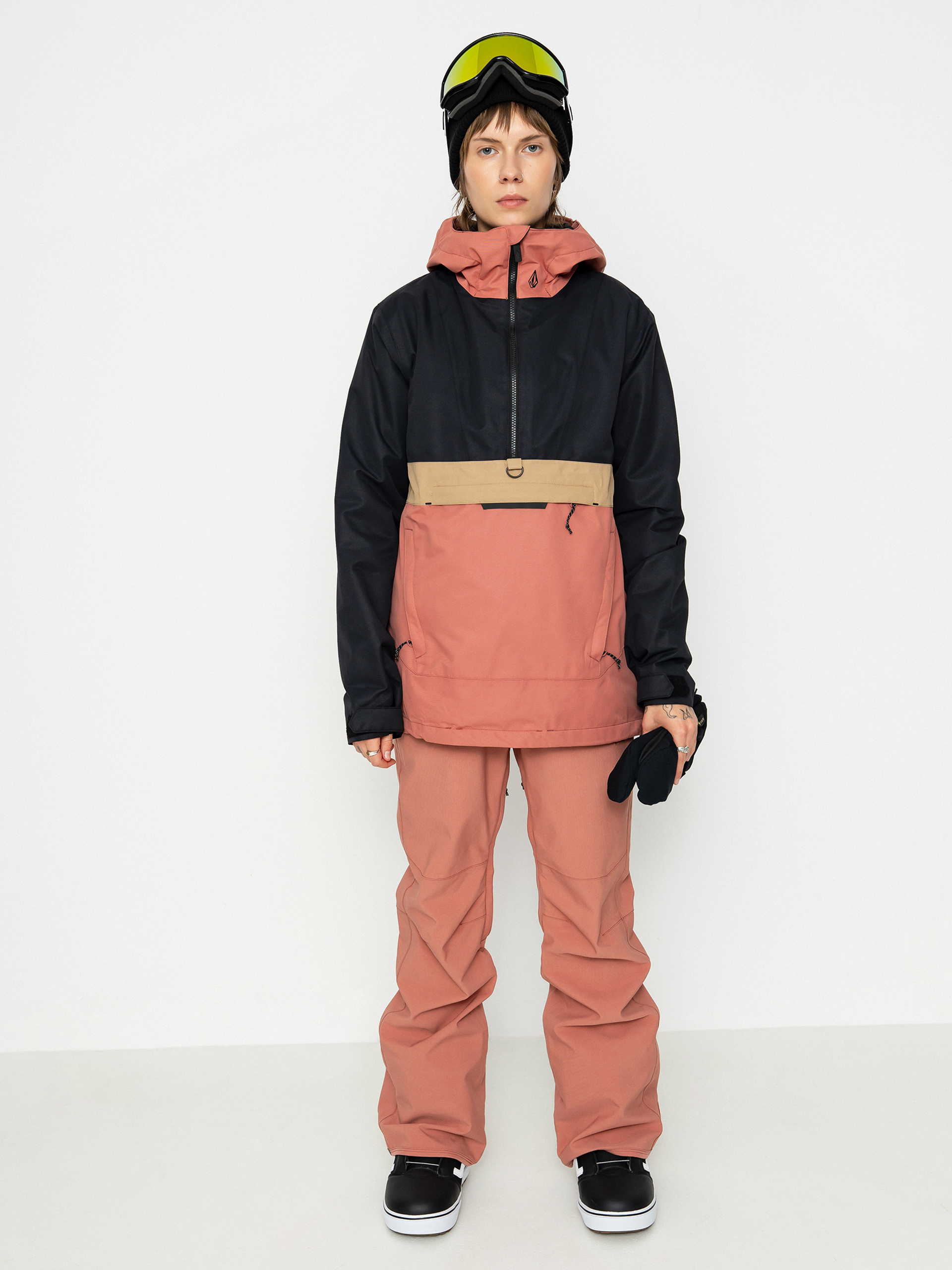 Volcom Ashfield Pullover Snowboardjacke Wmn (earth pink)