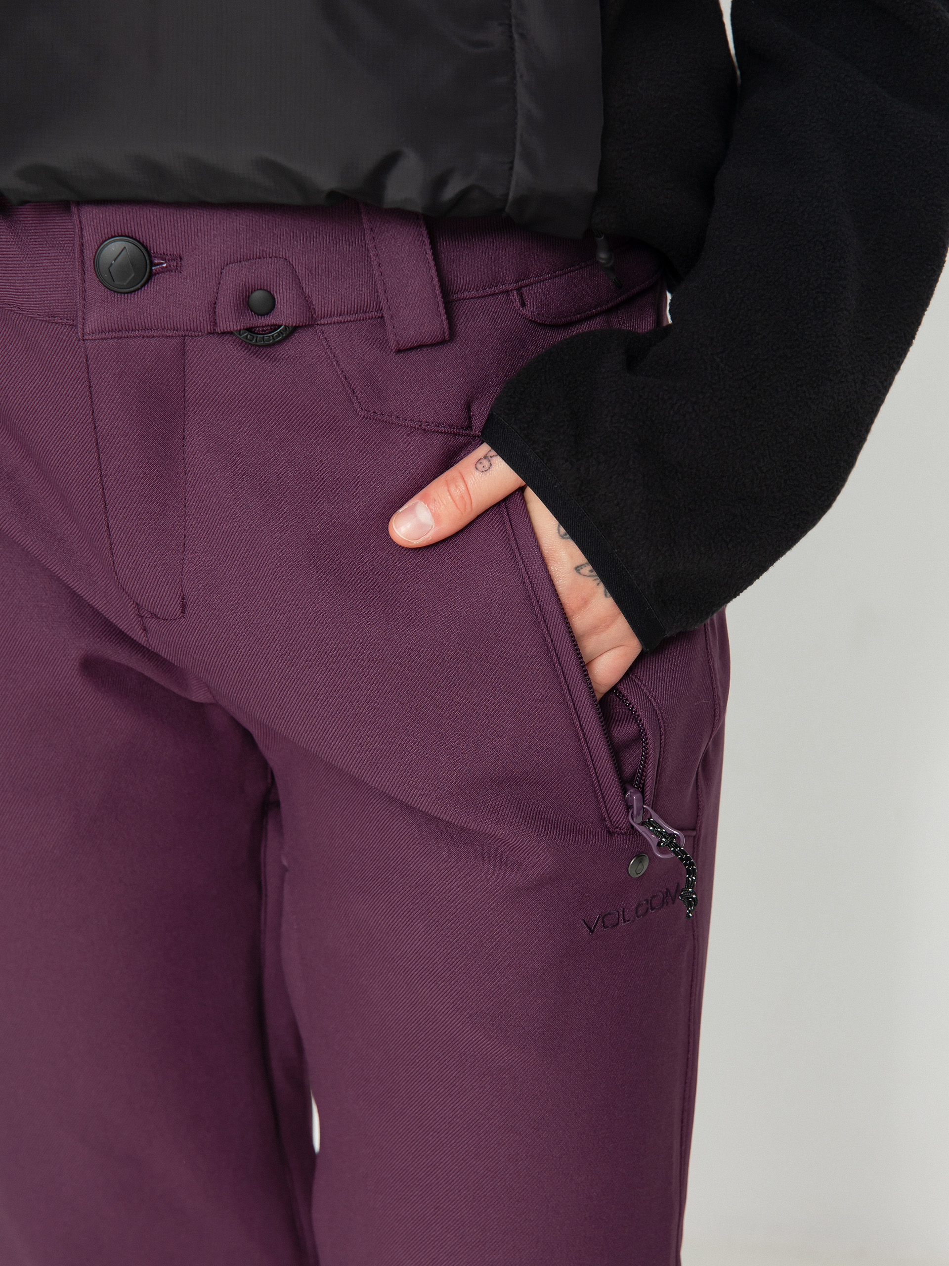 Damen Volcom Species Stretch Snowboardhose (blackberry)