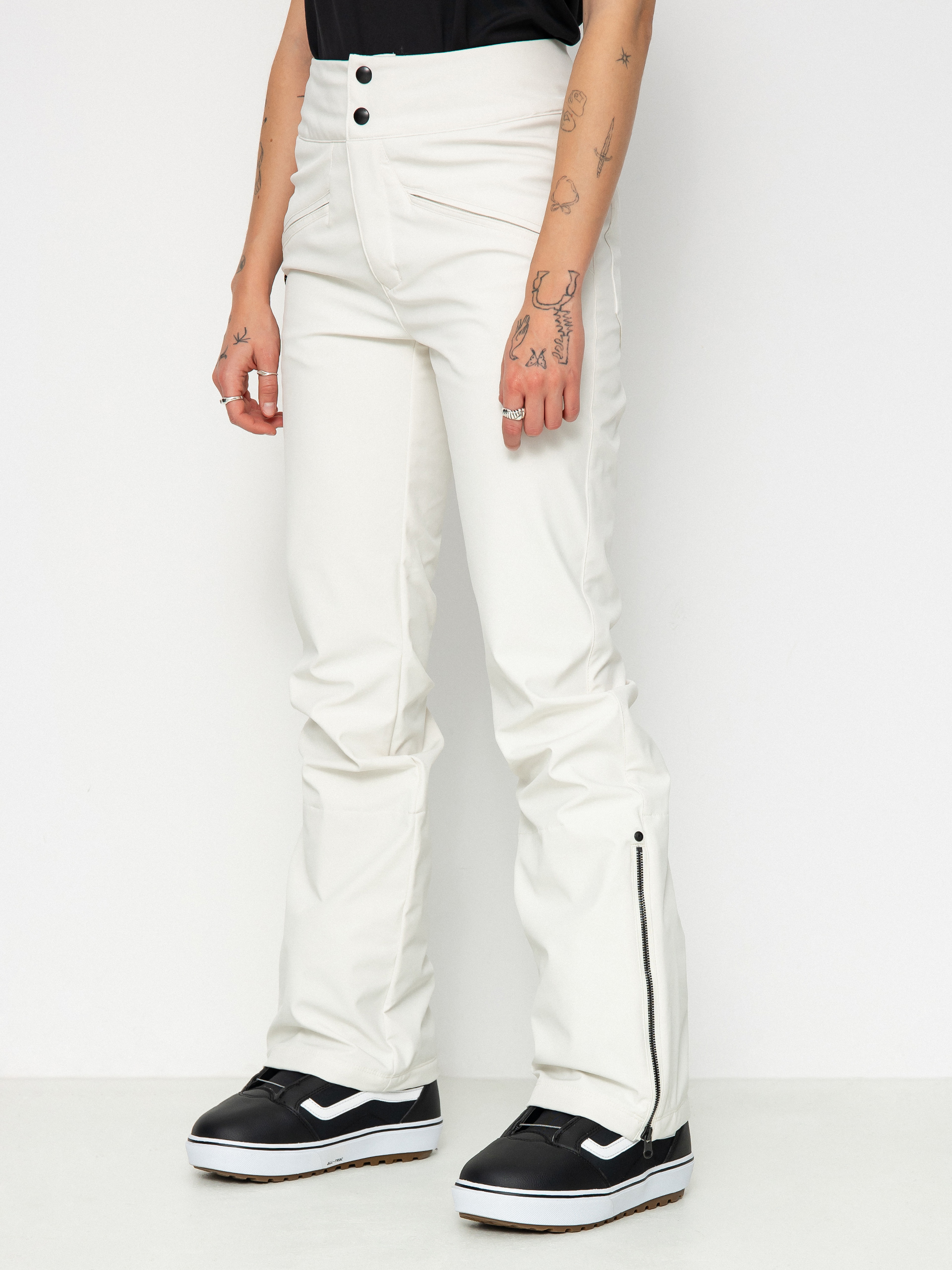 Damen Volcom Battle Stretch Hr Snowboardhose (moonbeam)