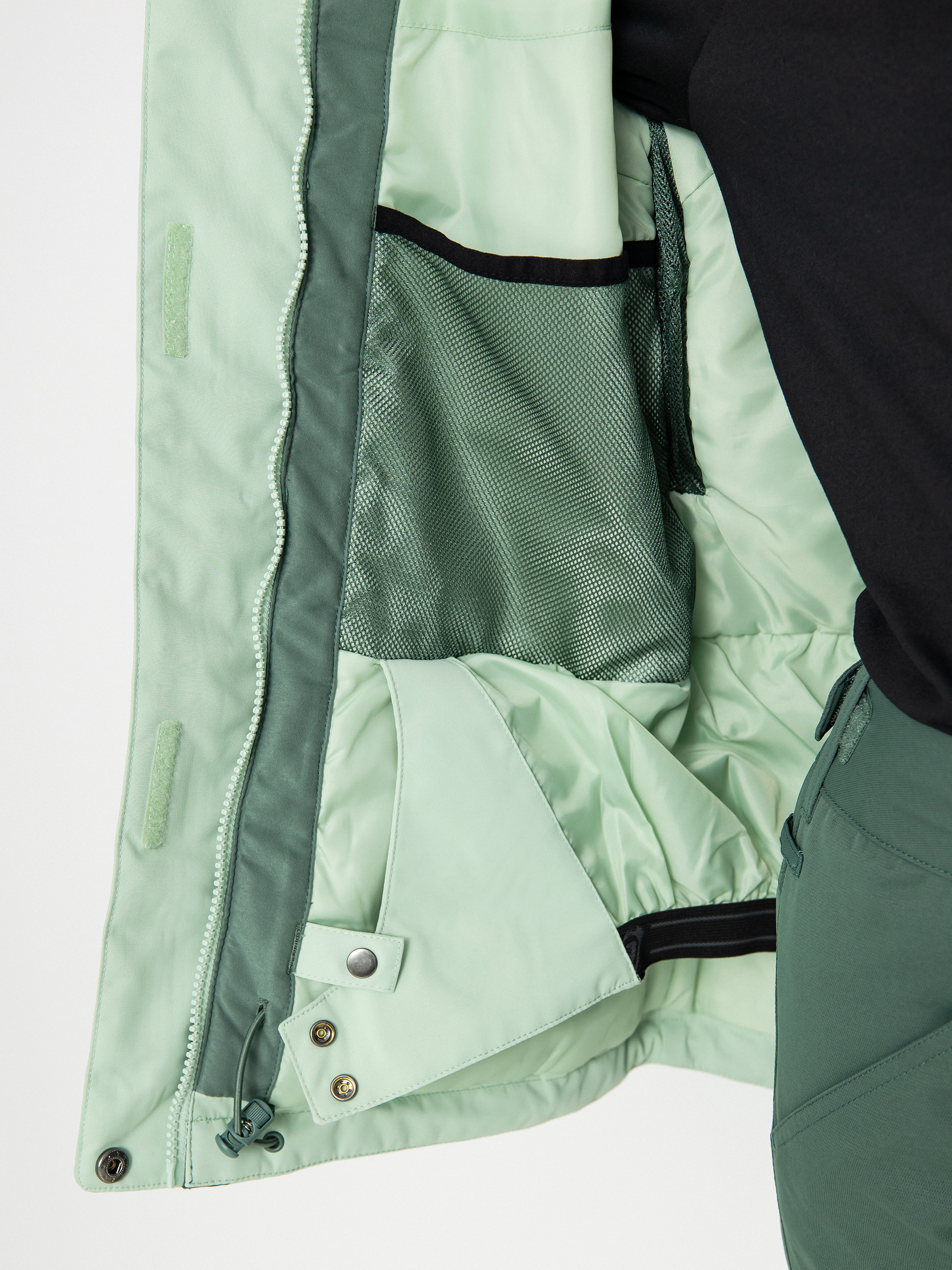 Womens Roxy Jetty Block Snowboard jacket (dark forest wild)