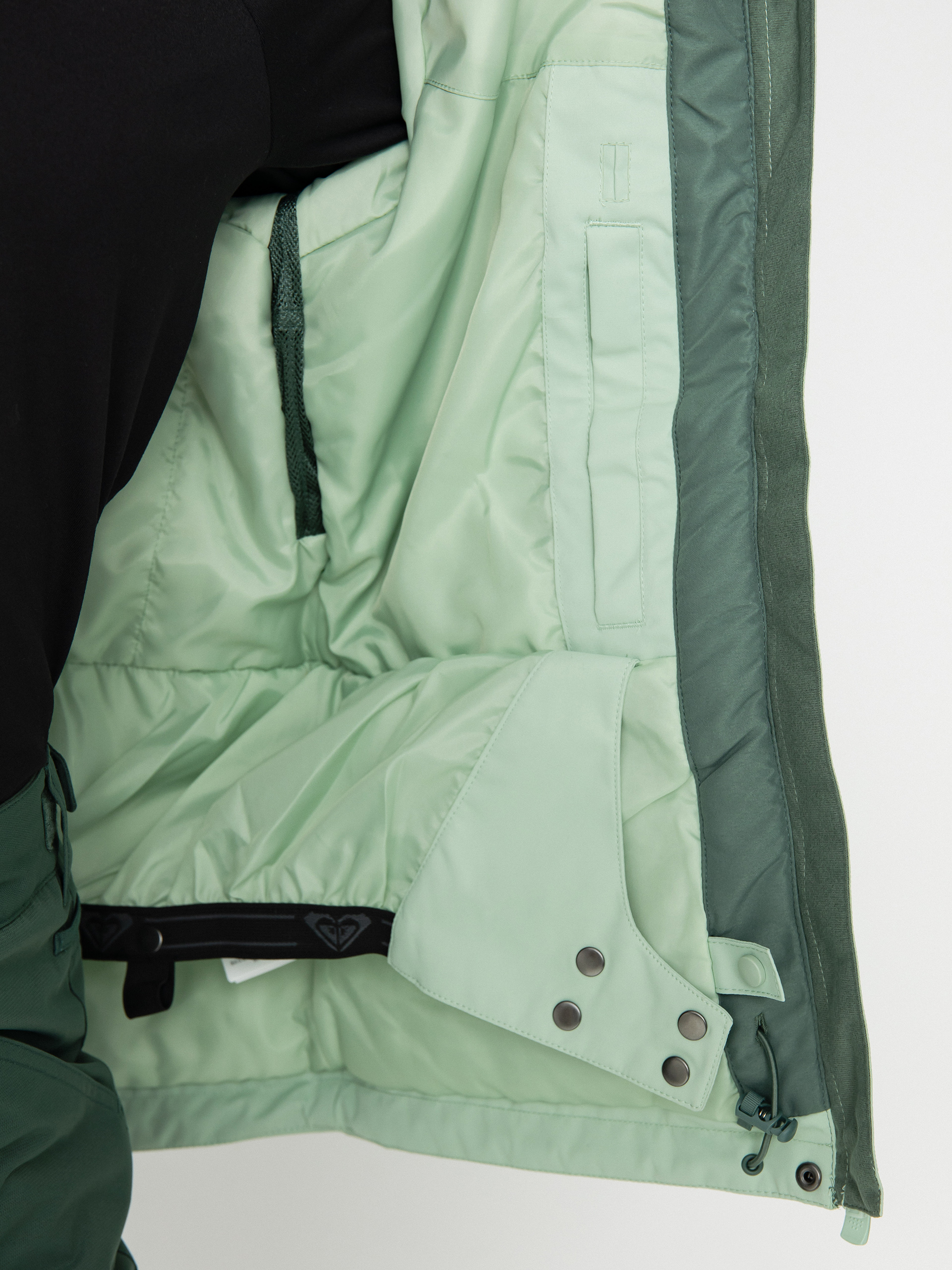 Womens Roxy Jetty Block Snowboard jacket (dark forest wild)