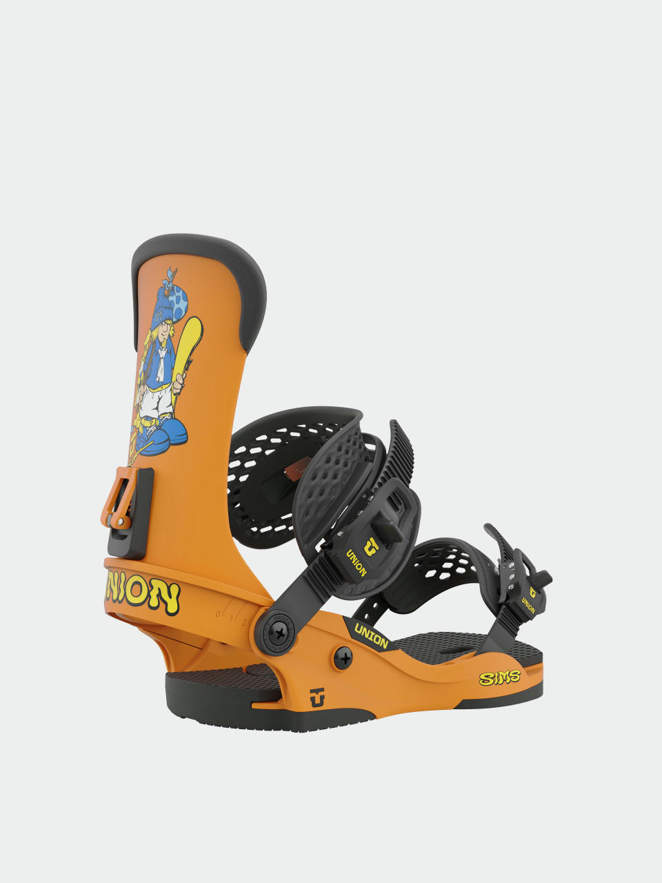 Union Sims Nub 93 Snowboard bindings (orange)