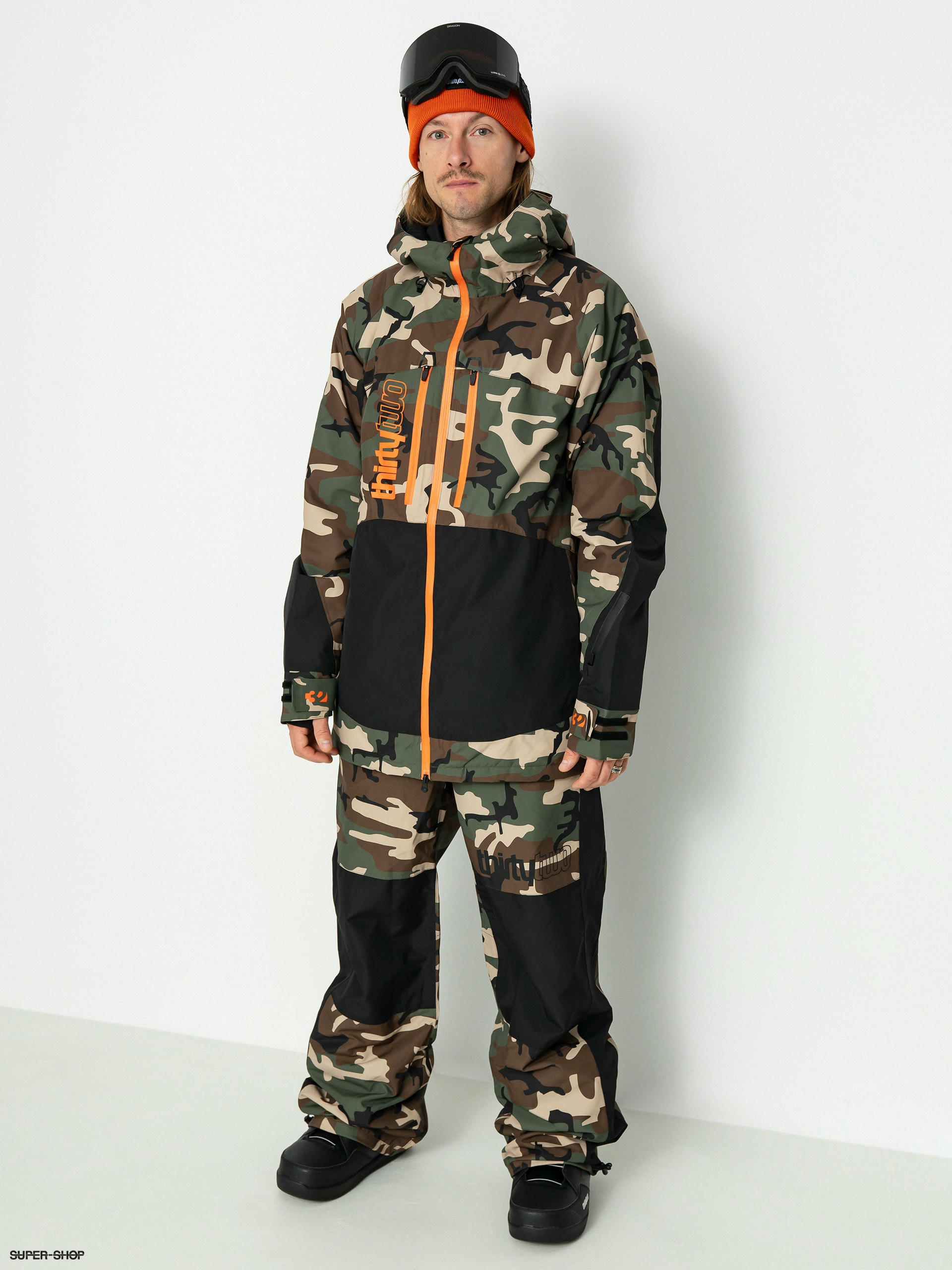 Mens camo cheap snowboard jacket