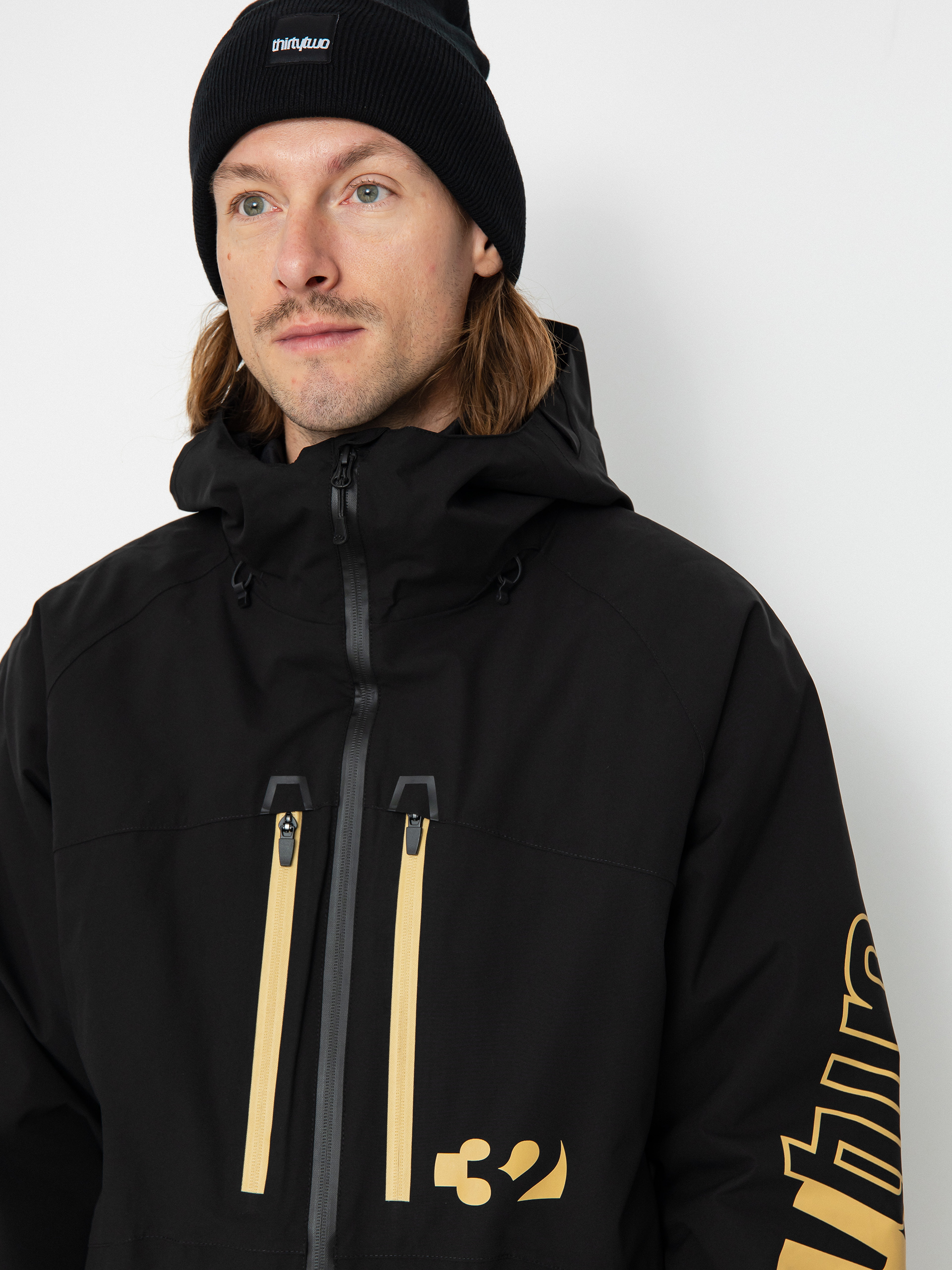 Herren ThirtyTwo Lashed Insulated Snowboardjacke (black/tan)