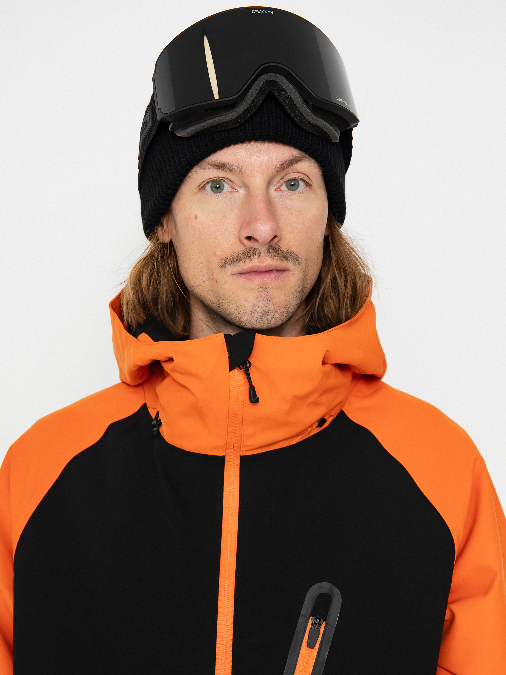 Mens orange snowboard on sale jacket