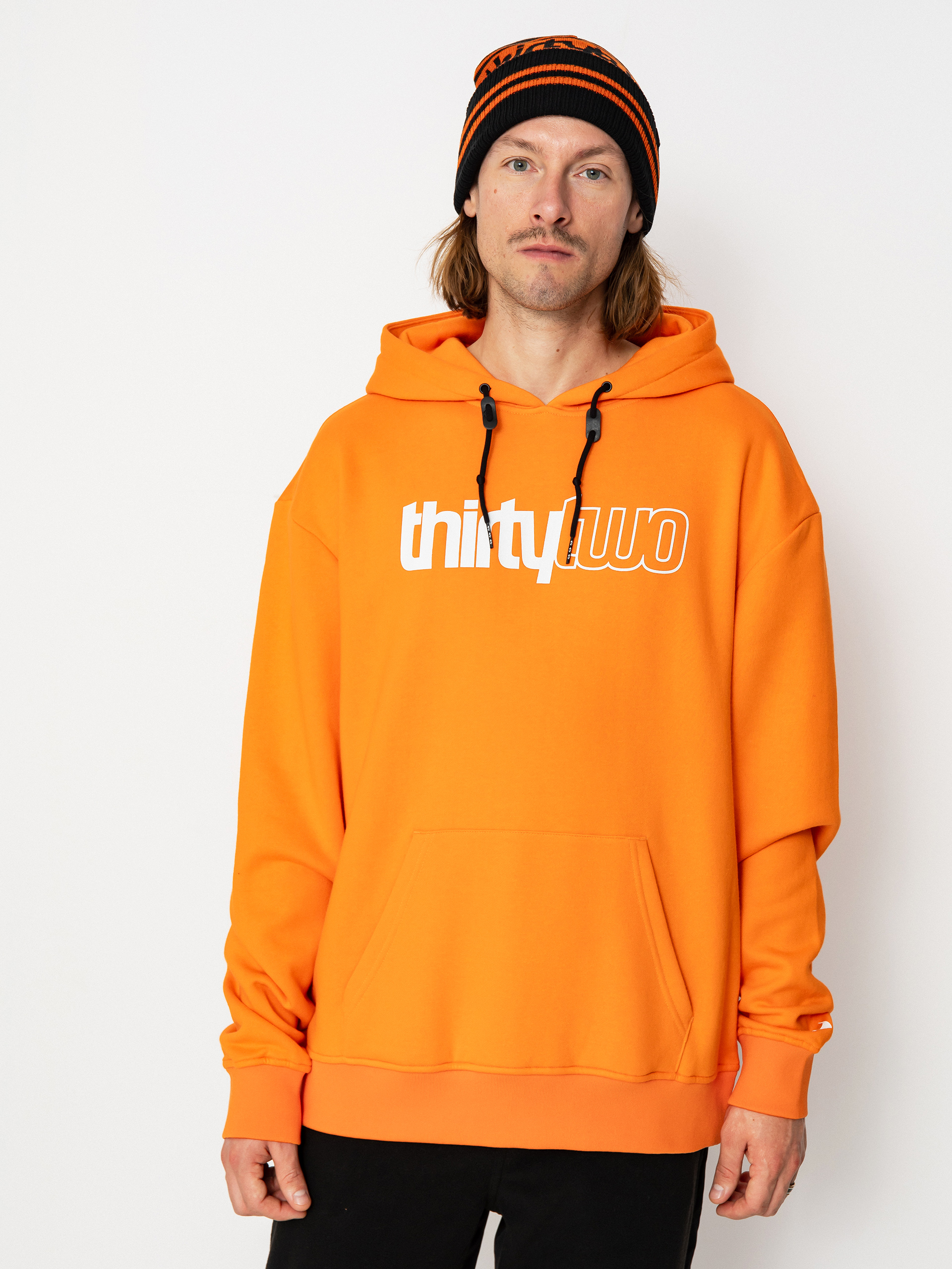 Mens ThirtyTwo Double Tech Active sweatshirt (orange)