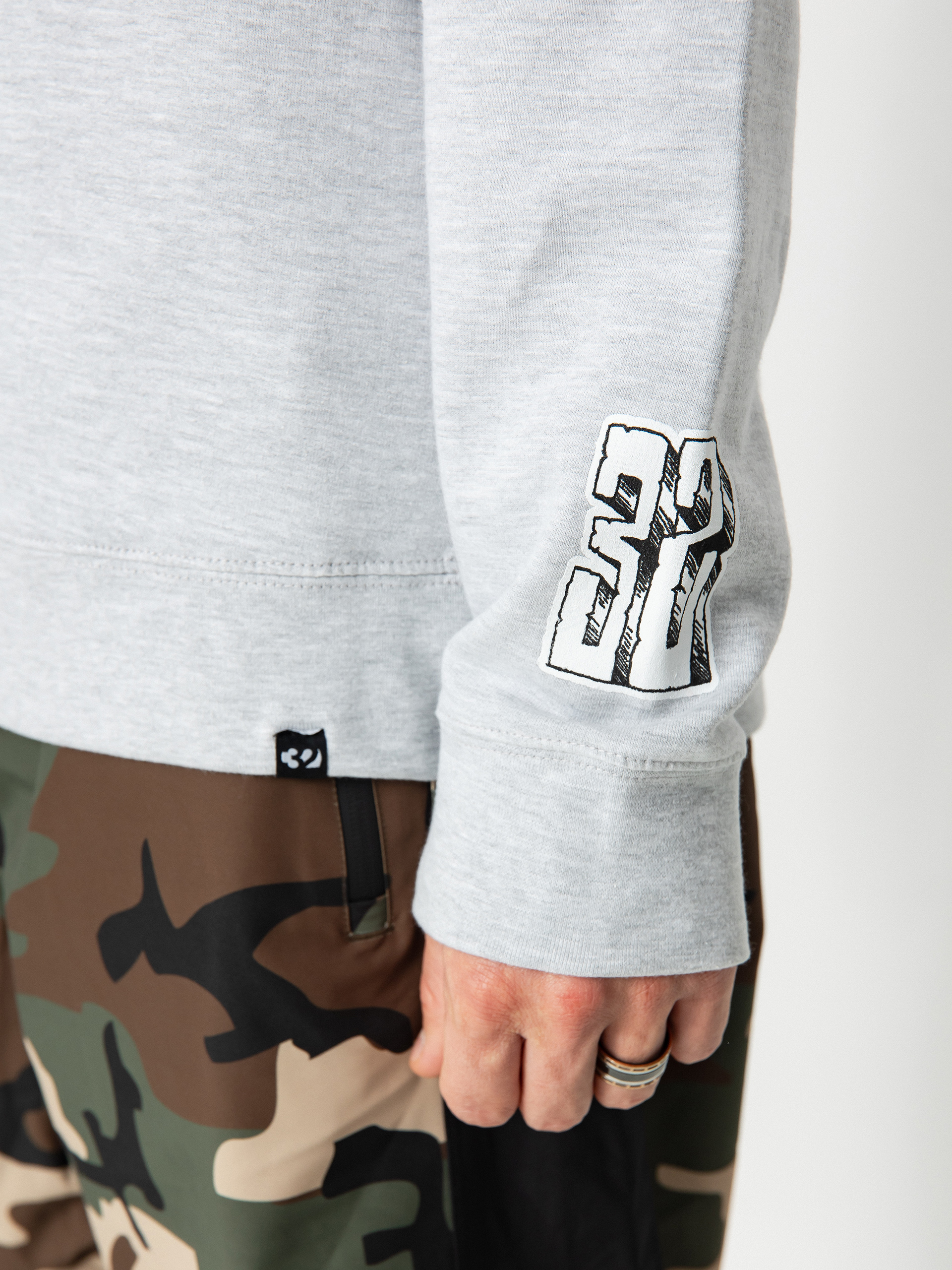 ThirtyTwo Bonecrusher Crew Sweatshirt (grey/heather)