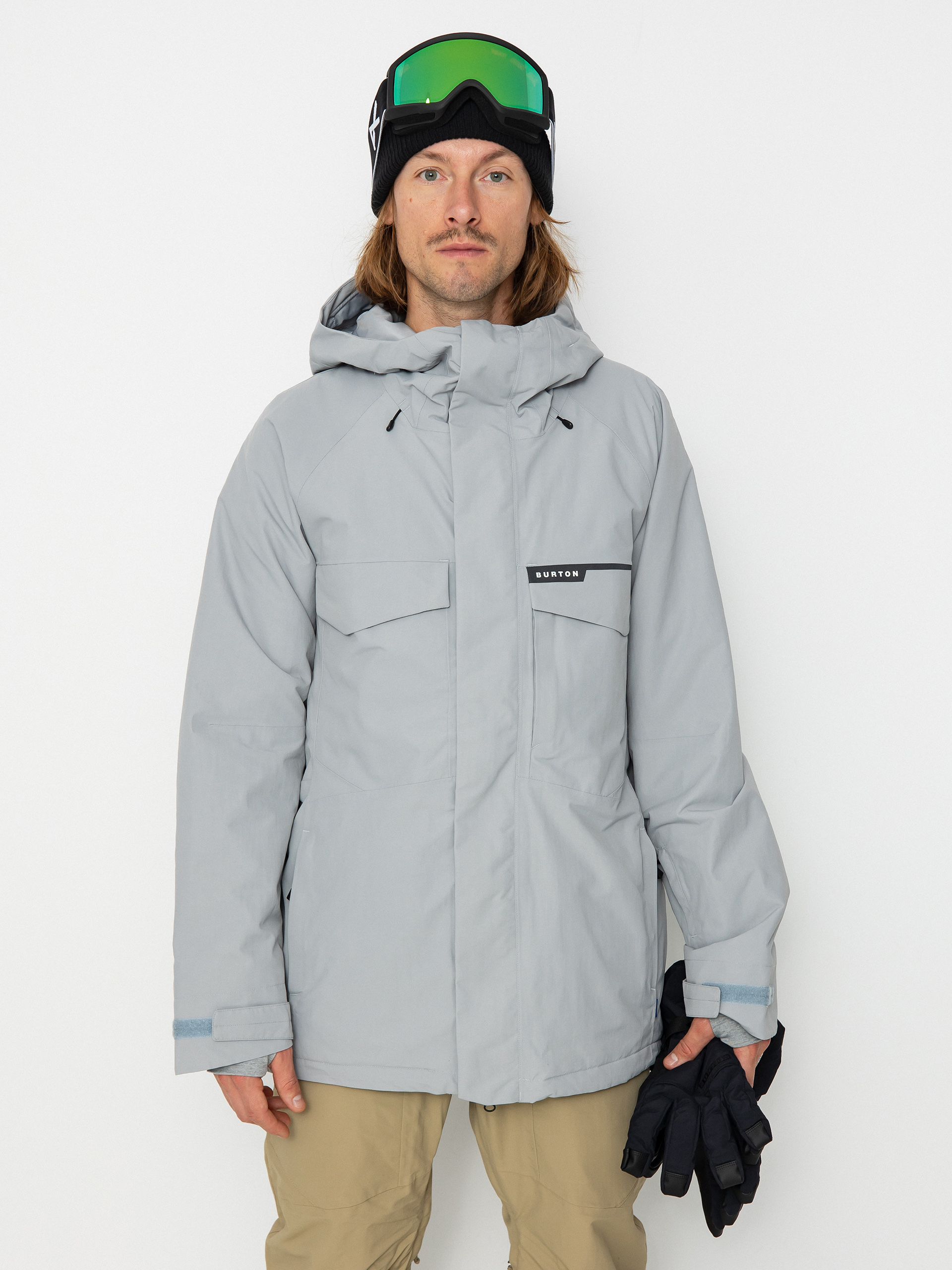 Herren Burton Covert 2.0 Snowboardjacke (silver sconce)