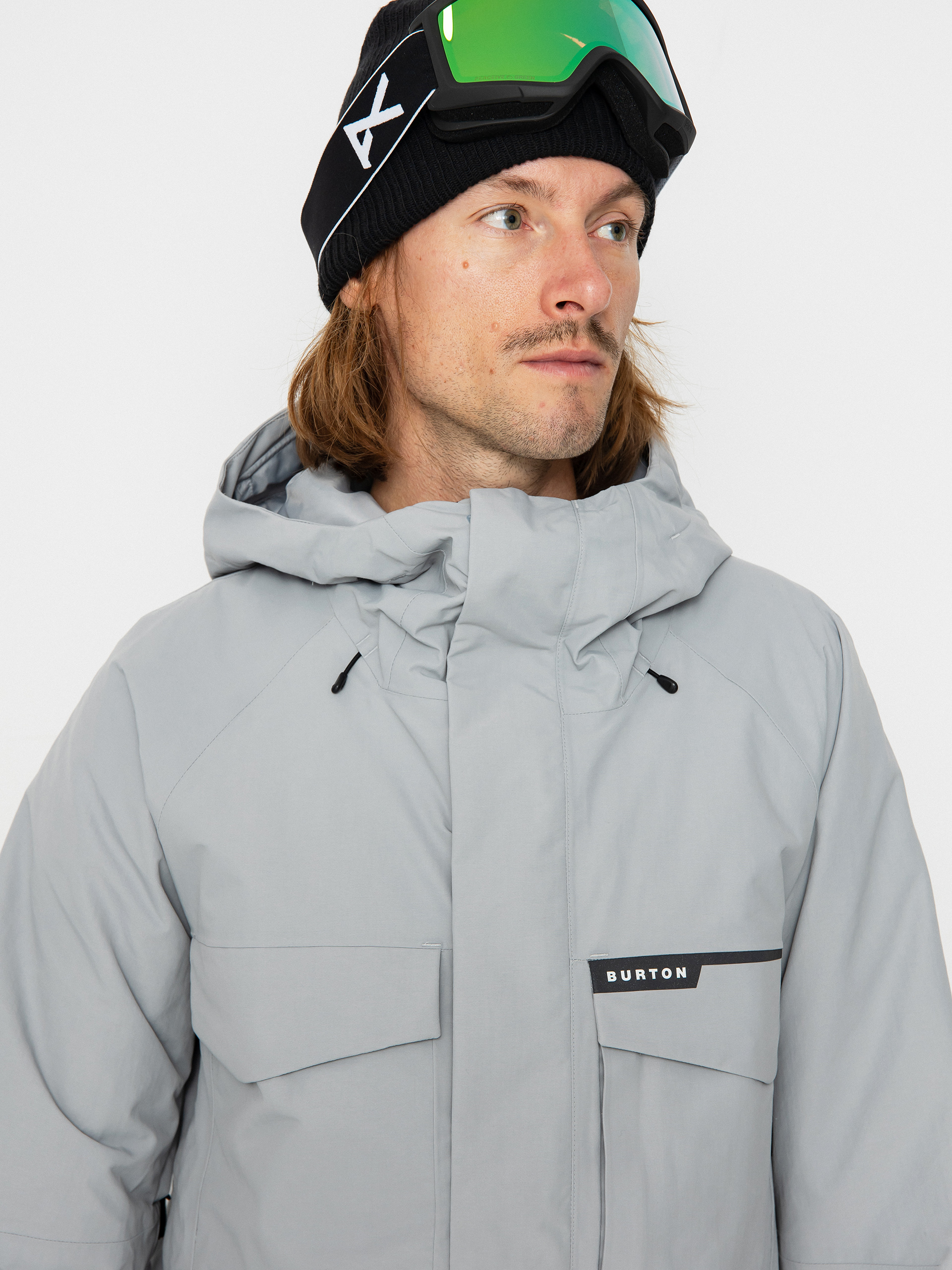 Herren Burton Covert 2.0 Snowboardjacke (silver sconce)