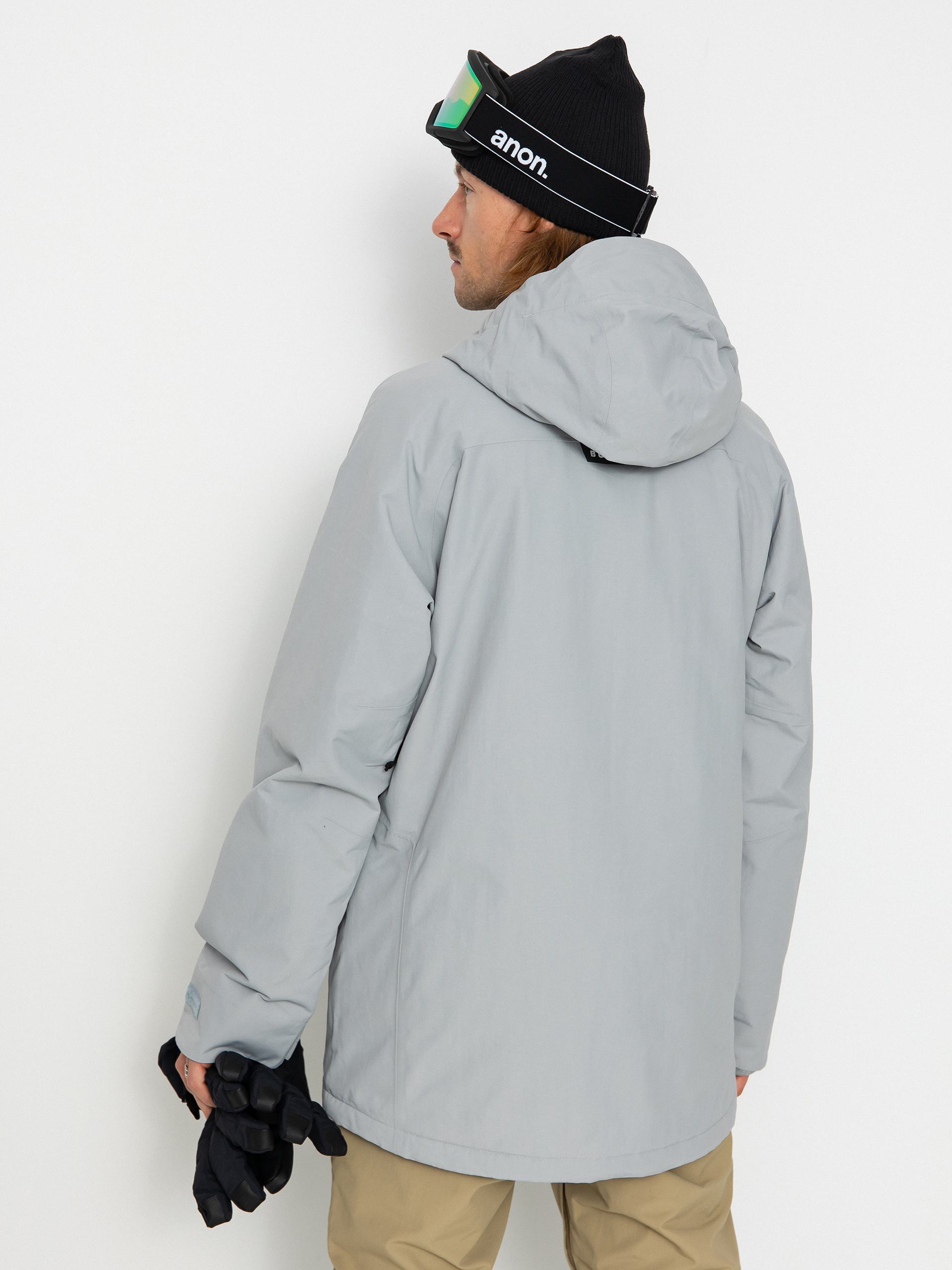 Mens Burton Covert 2.0 Snowboard jacket (silver sconce)