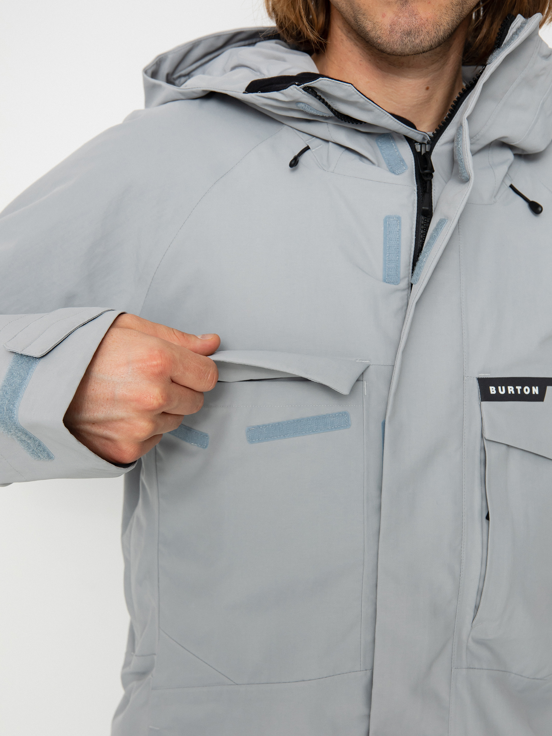 Herren Burton Covert 2.0 Snowboardjacke (silver sconce)