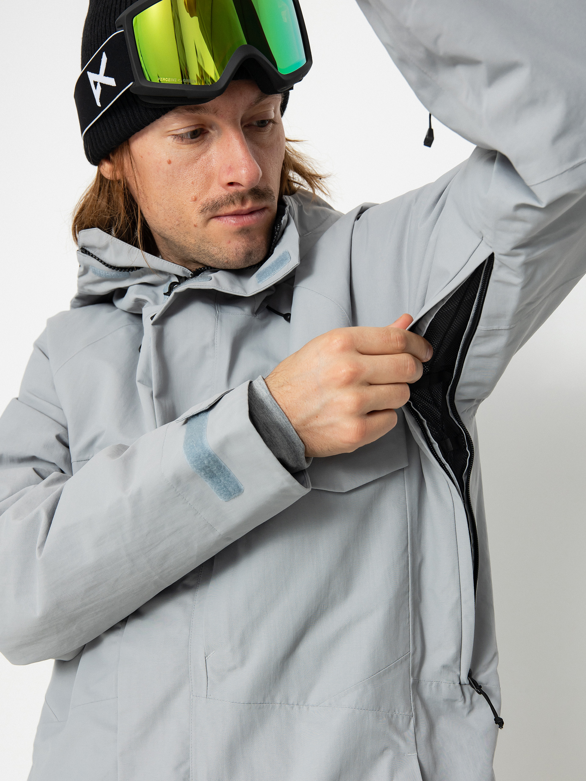 Mens Burton Covert 2.0 Snowboard jacket (silver sconce)