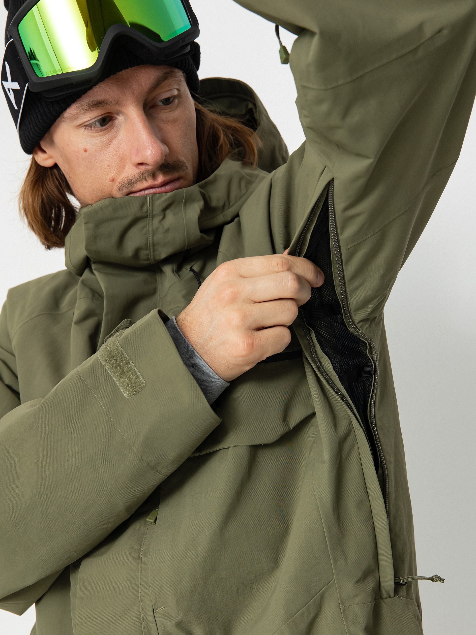 Herren Burton Covert 2.0 Snowboardjacke (forest moss)