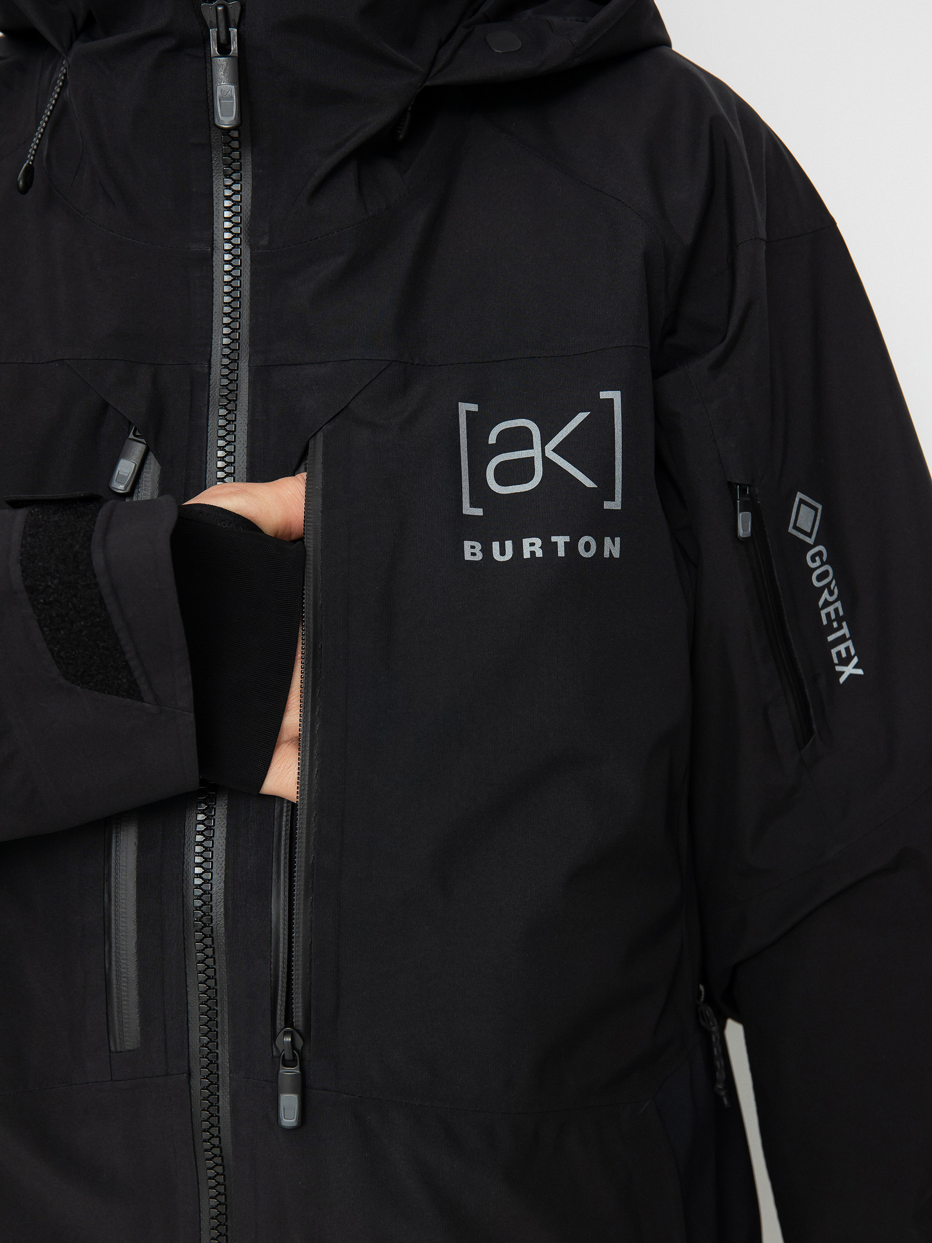 Mens Burton Ak Gore Swash Snowboard jacket (true black)