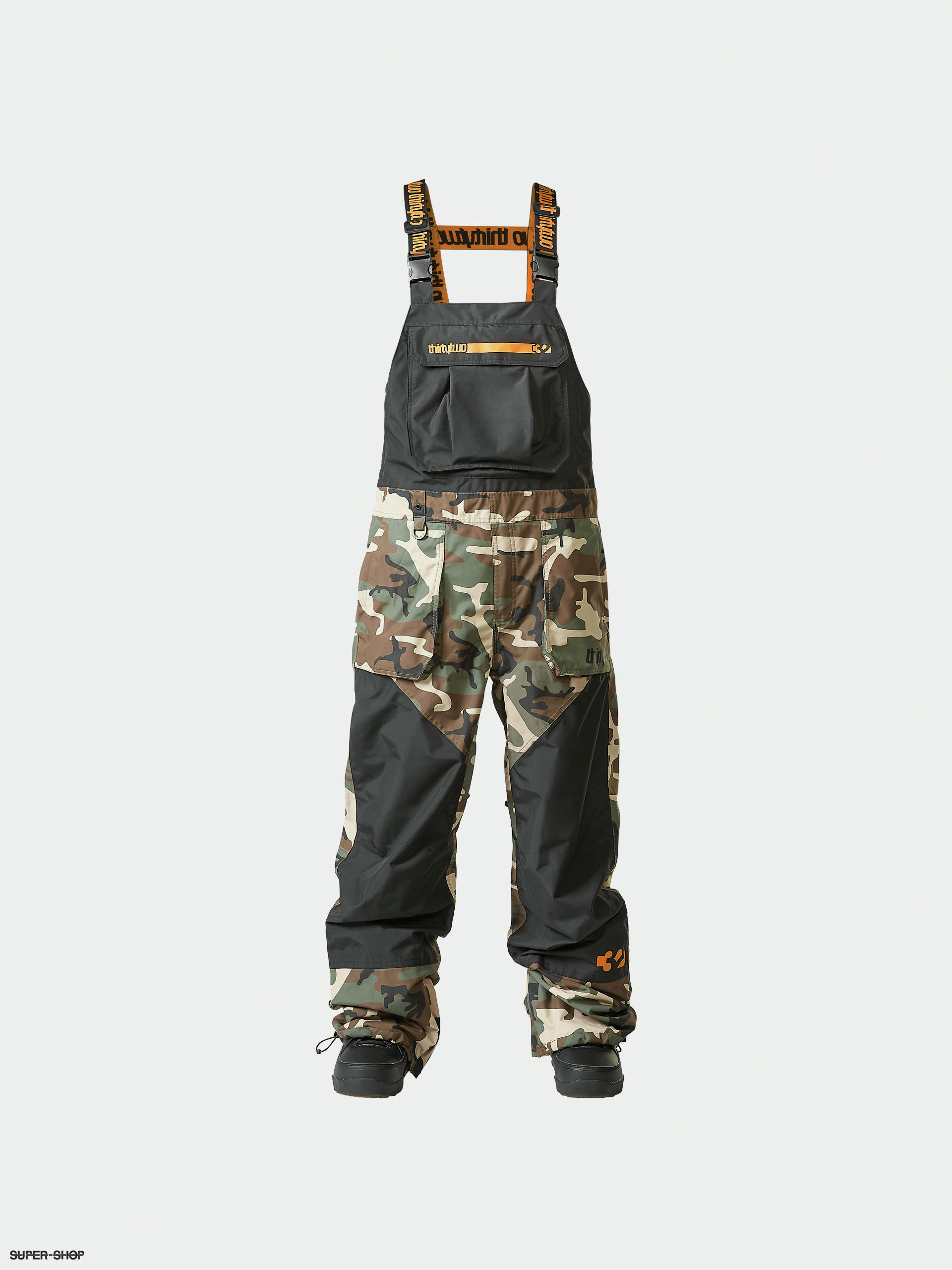 ThirtyTwo Basement Bib Snowboard pants (black/gold)