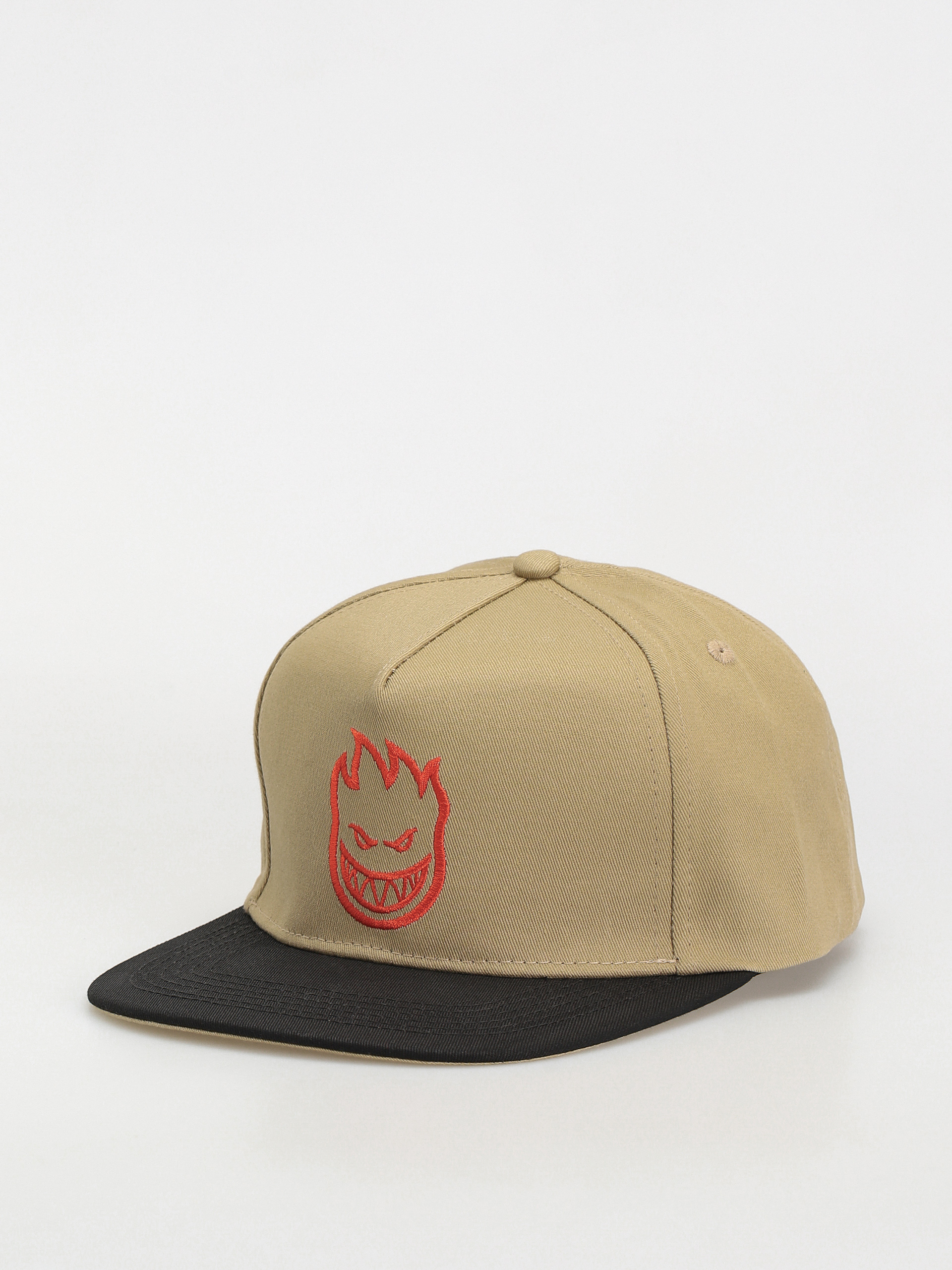 Spitfire Adj Bighead Snapback Cap (tan/red)