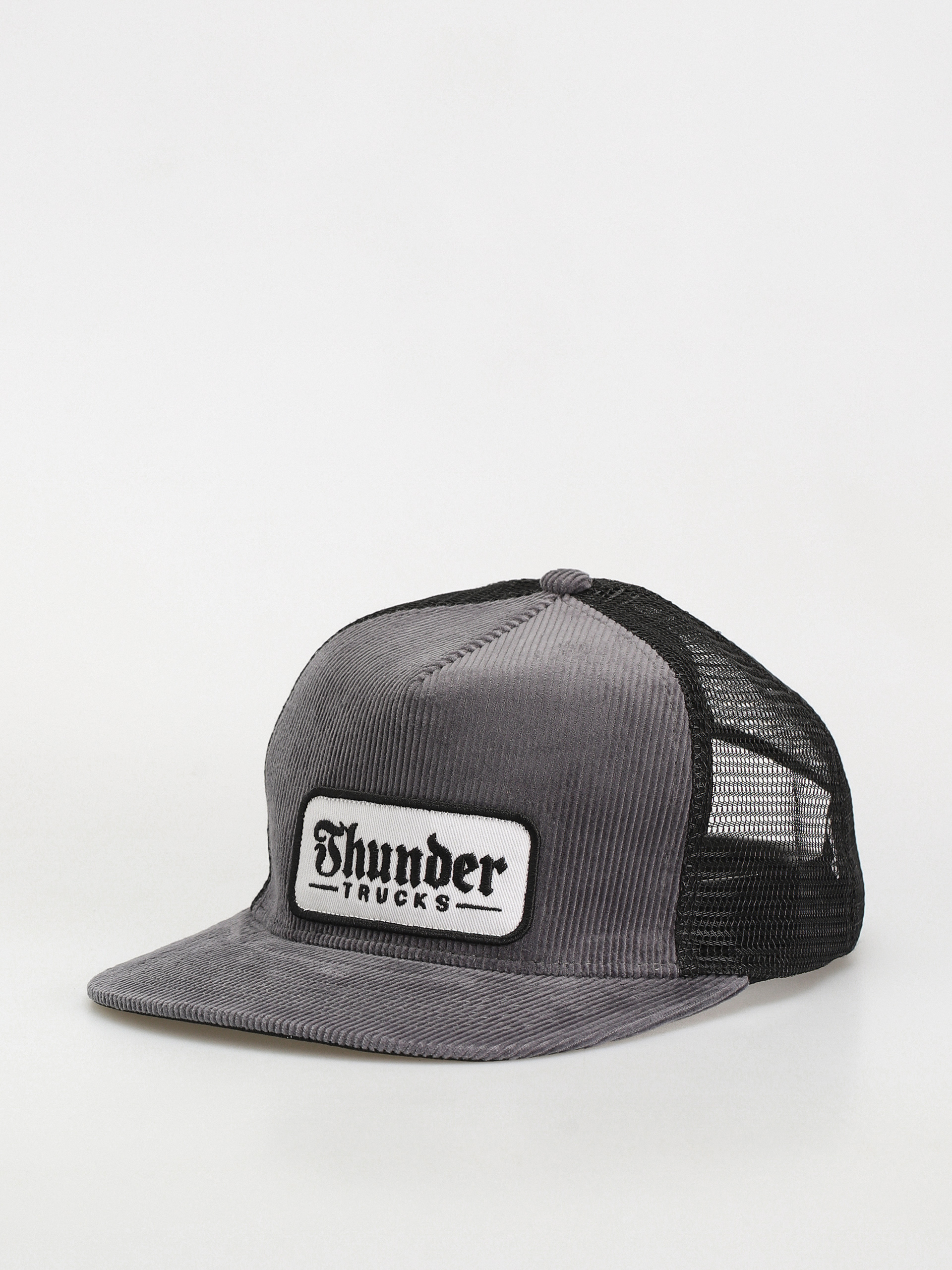 Thunder Adj Script Ptch Snapback Cap (charcoal/black)