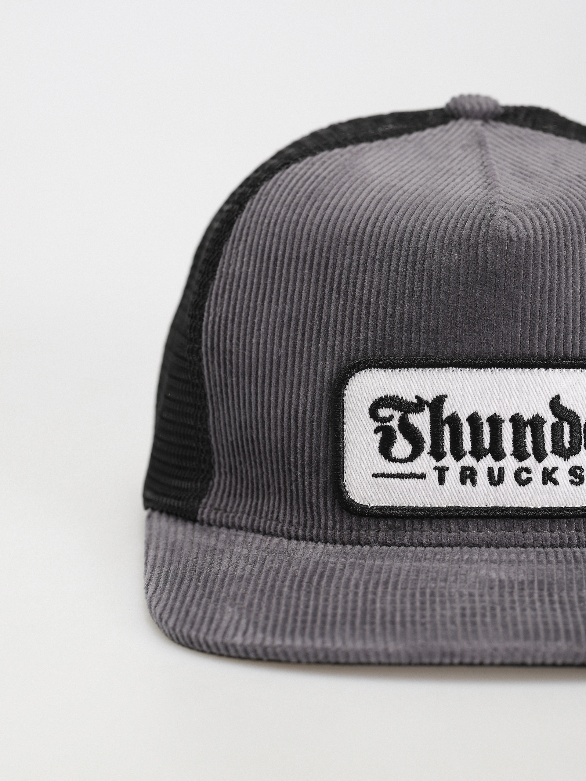 Thunder Adj Script Ptch Snapback Cap (charcoal/black)