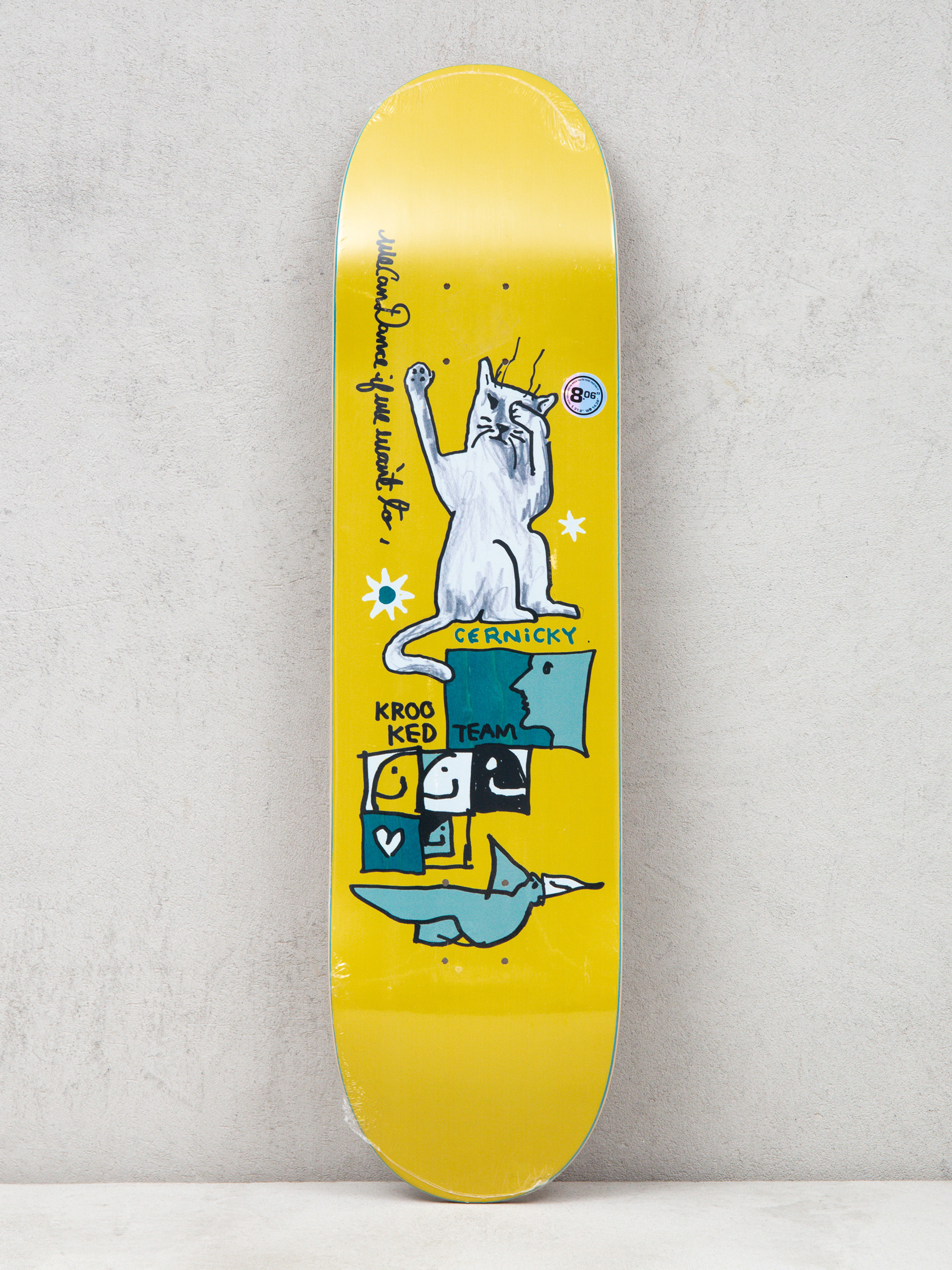 Krooked New Pro One Off Deck (yellow)